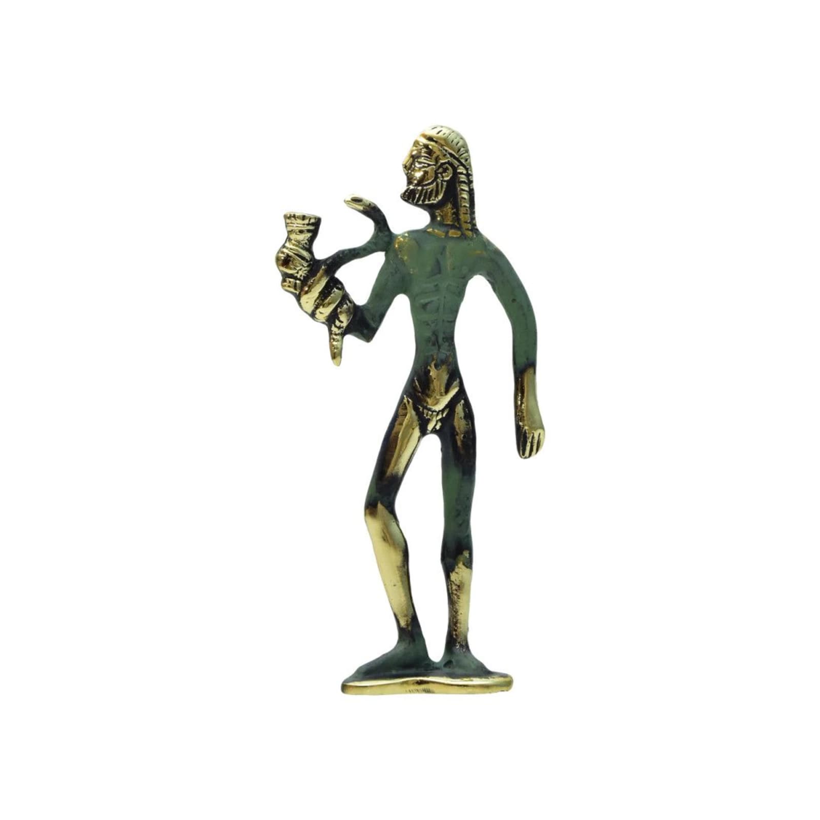Asclepius with Serpent Statue C
