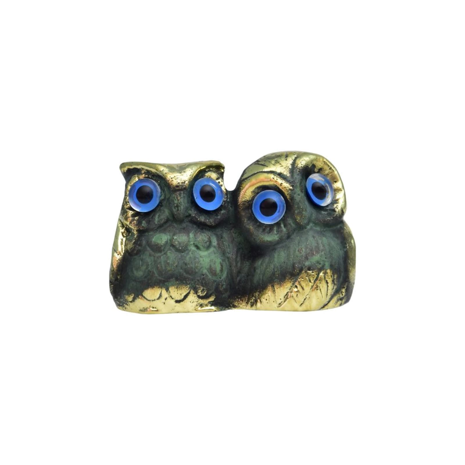 Solid Owl Pair Statue
