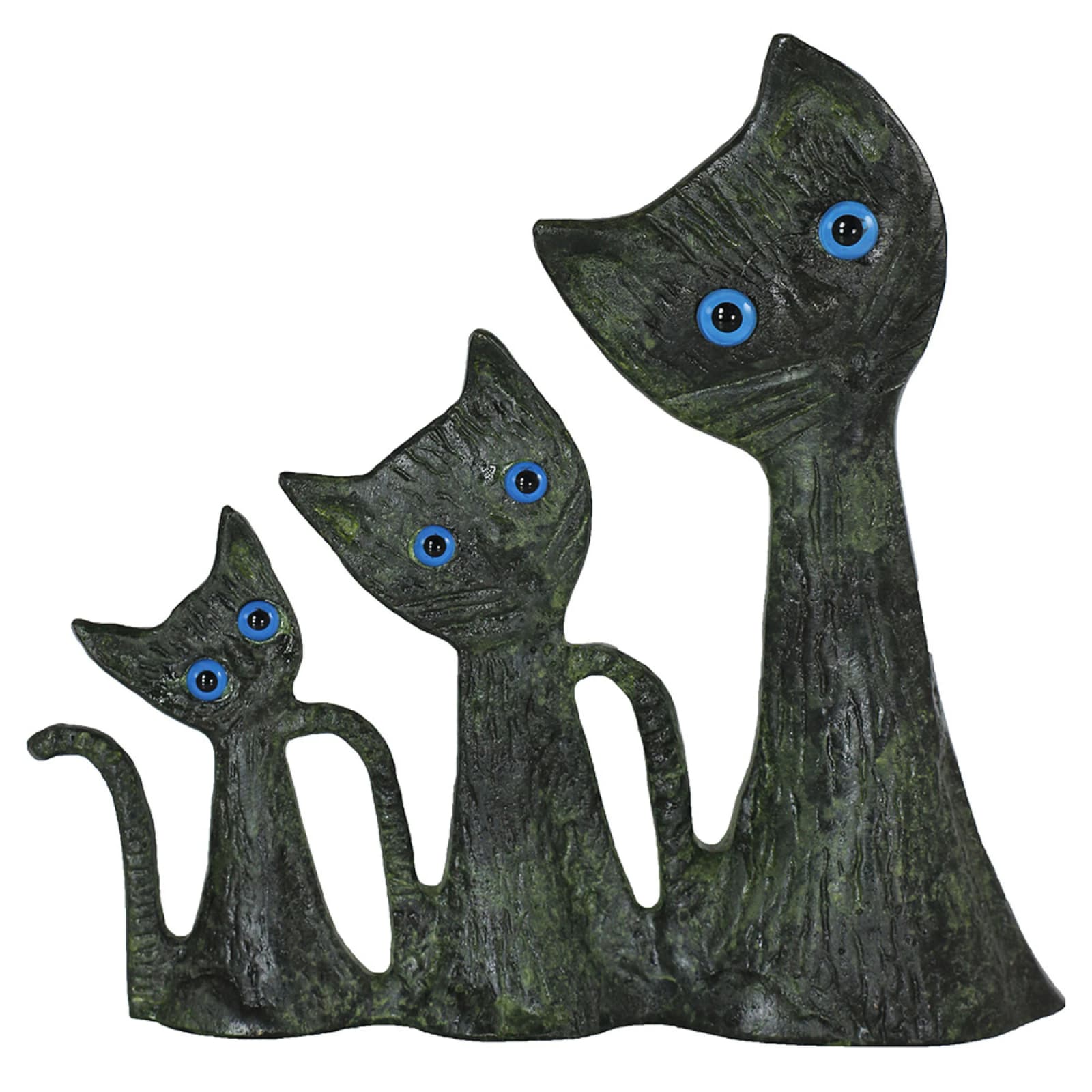 ArtGreka Three Cats Bronze Sculpture — product image 1 of 2