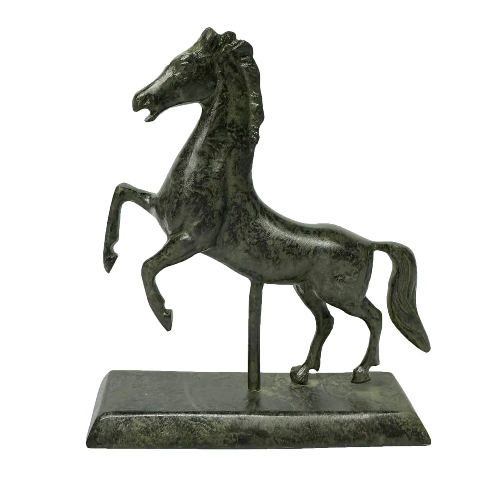 ArtGreka Rearing Horse Solid Bronze Sculpture, Model 056A — product image 1 of 3