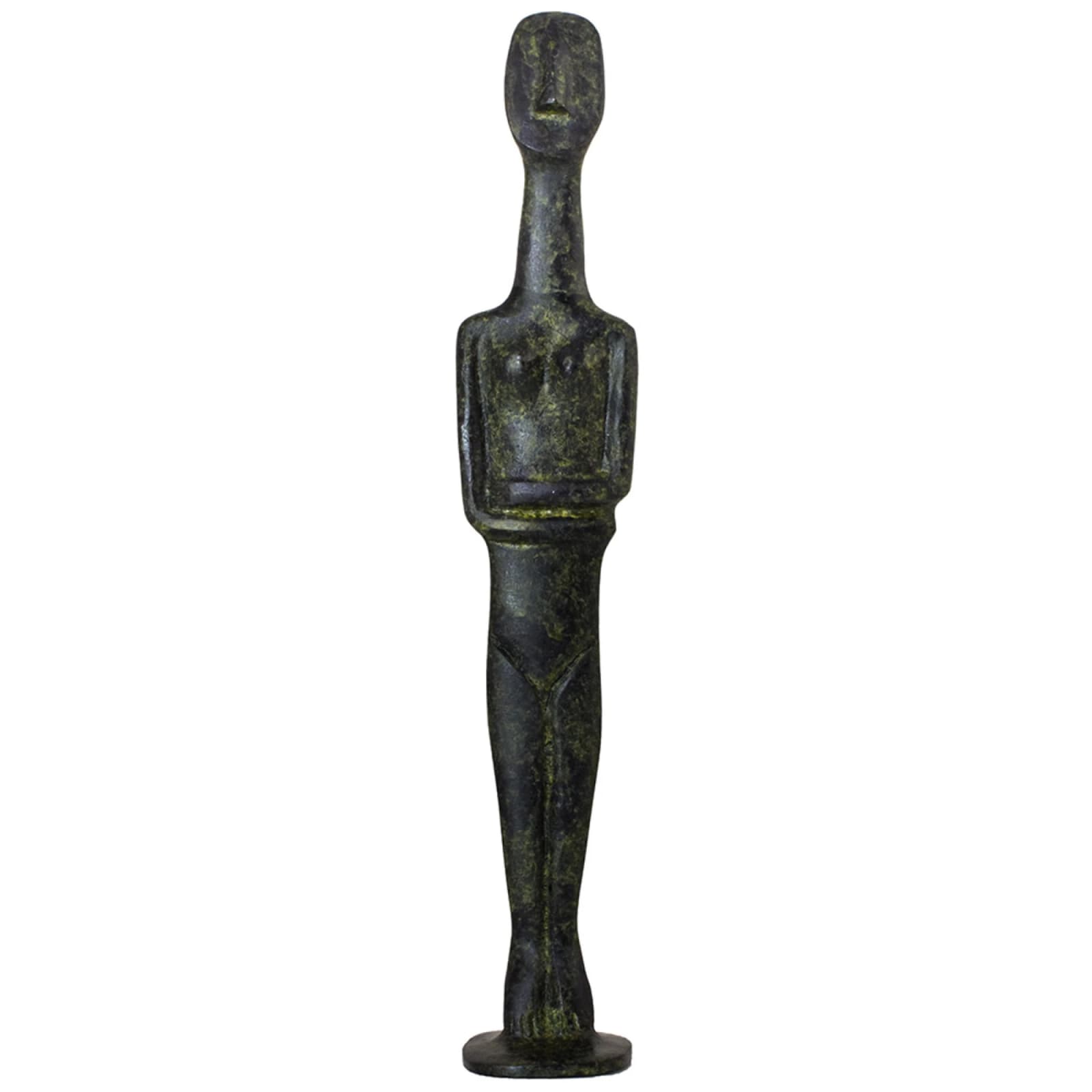ArtGreka Narrow Cycladic Idol Bronze Sculpture — product image 1 of 2