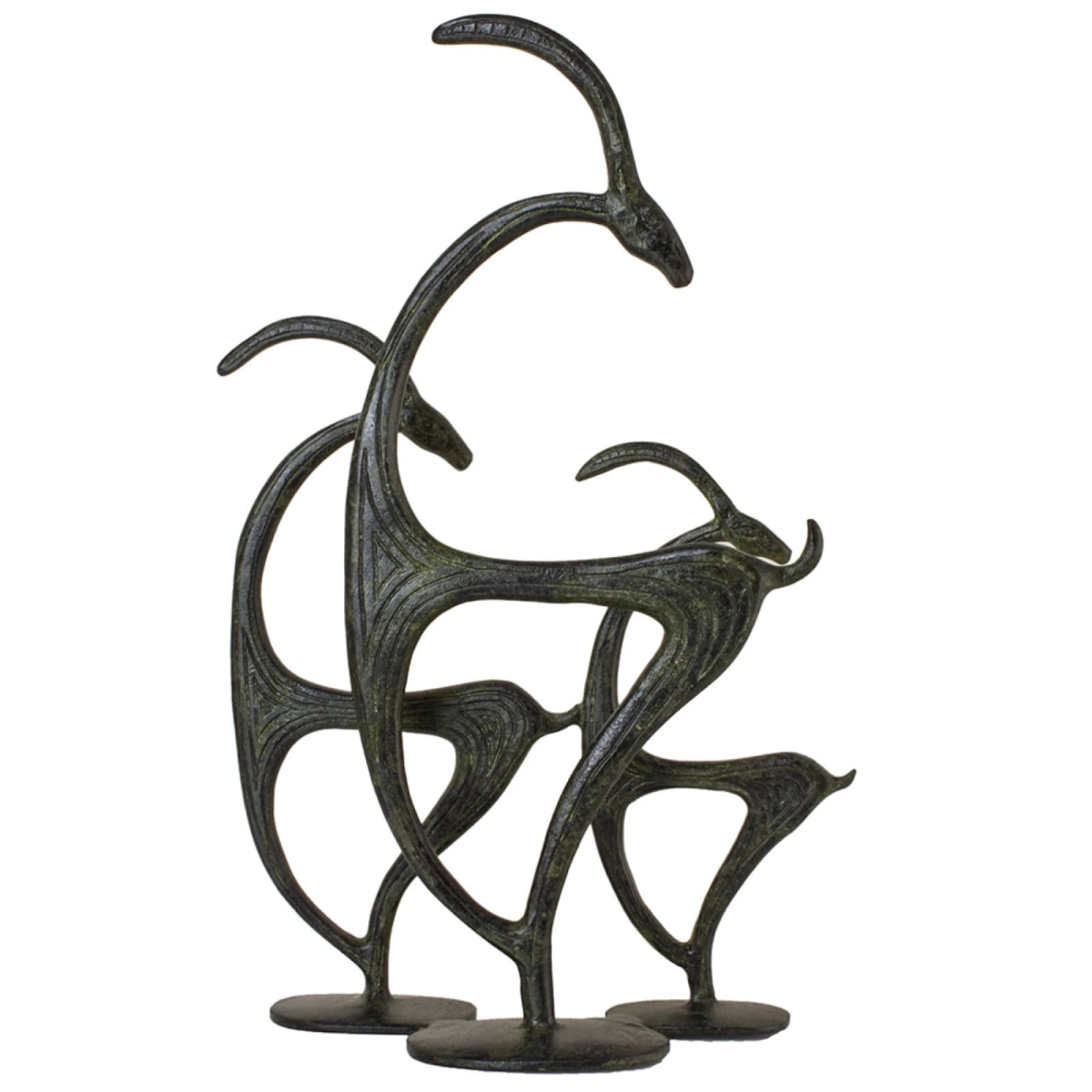 ArtGreka Three Cretan Kri-Kri Bronze Sculpture — product image 1 of 2