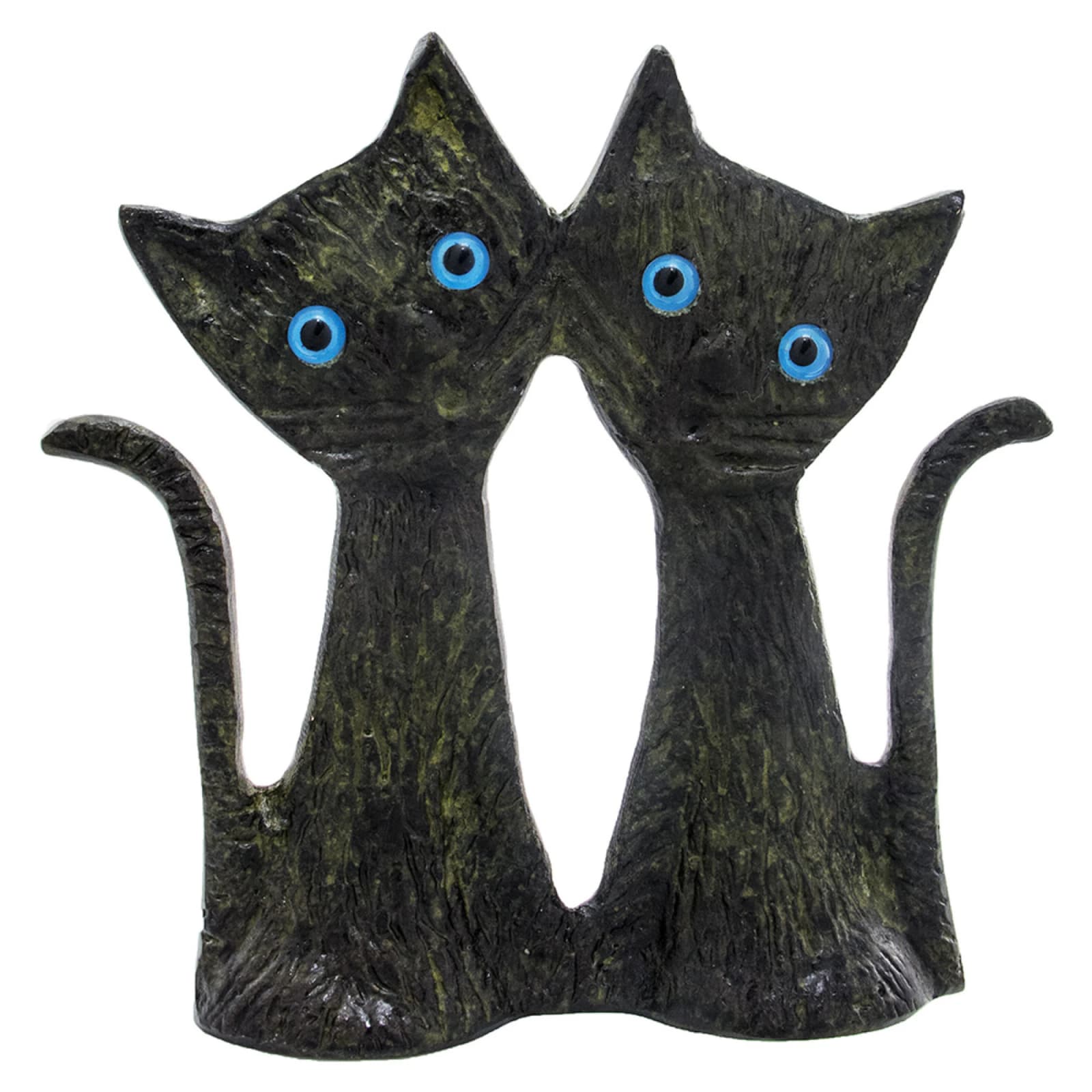 ArtGreka Two Standing Cats Bronze Sculpture — product image 1 of 2