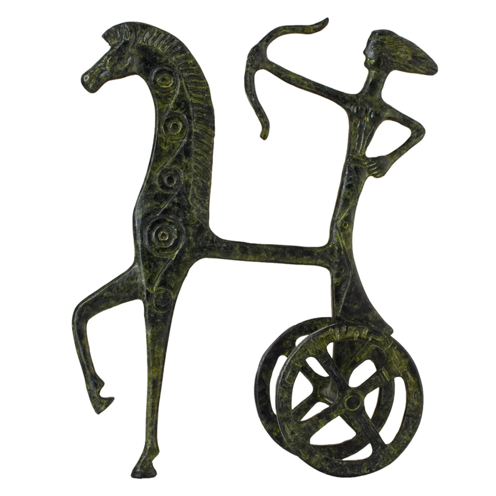 ArtGreka Artemis in a Chariot Bronze Sculpture — product image 1 of 3