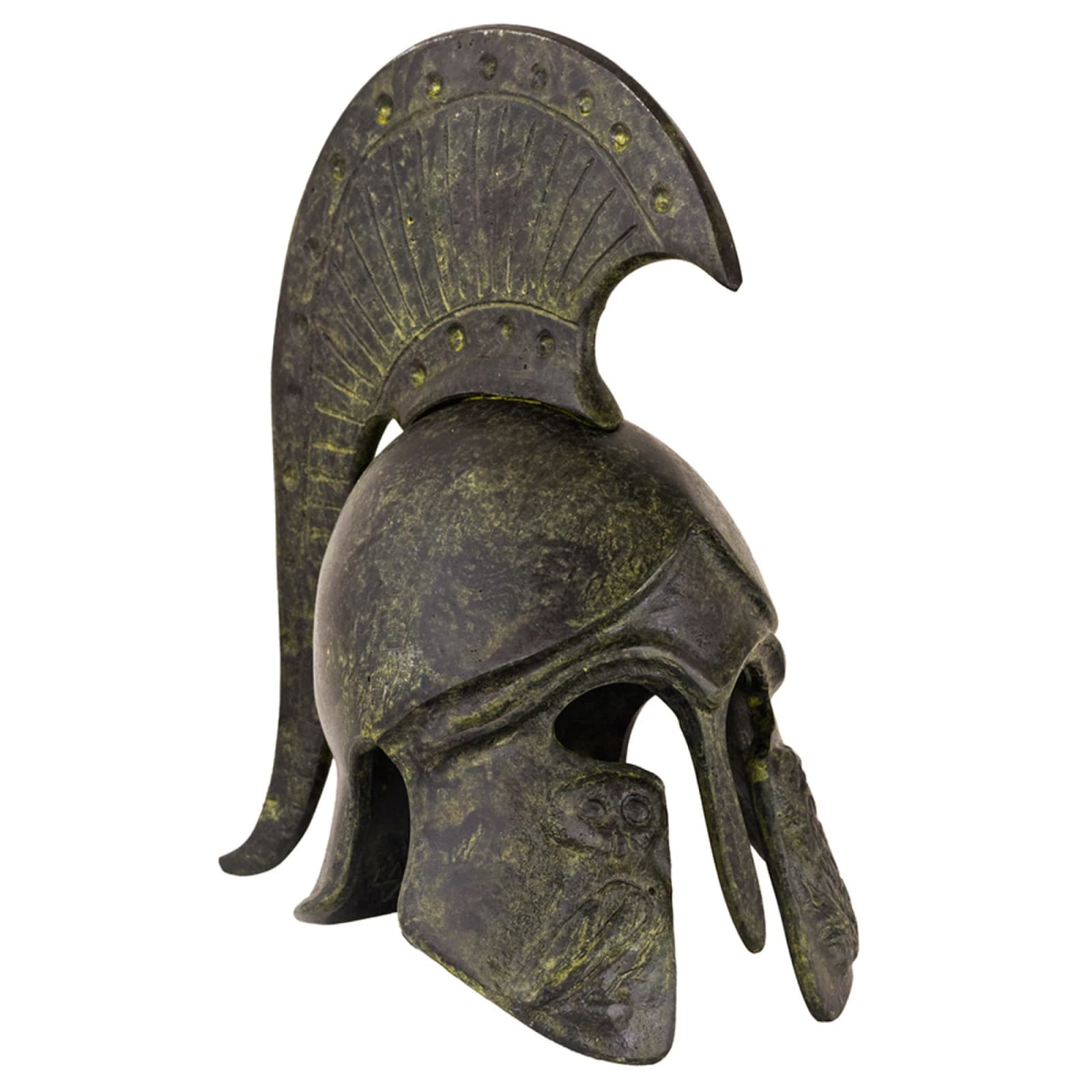 ArtGreka Owl Corinthian Helmet with Short Studded Crest — product image 1 of 5