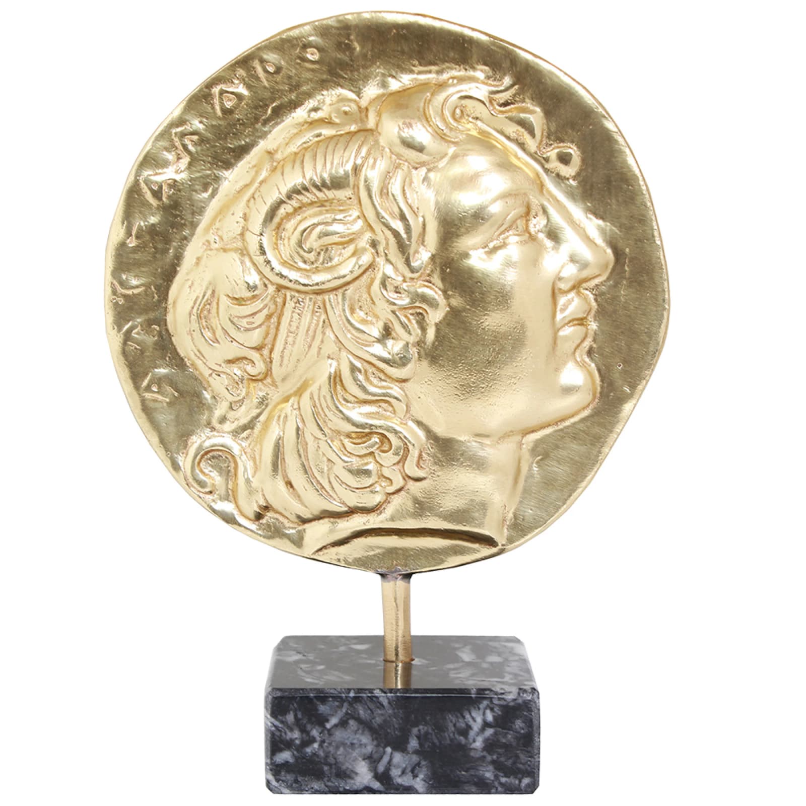 ArtGreka Alexander the Great Mask with Marble Base — product image 1 of 2