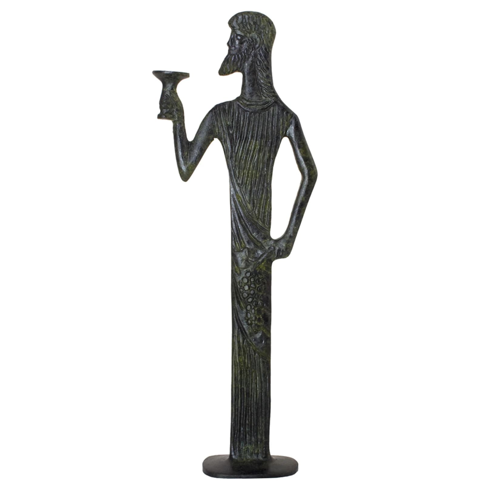 ArtGreka Dionysus Holding a Wine Cup Sculpture — product image 1 of 3