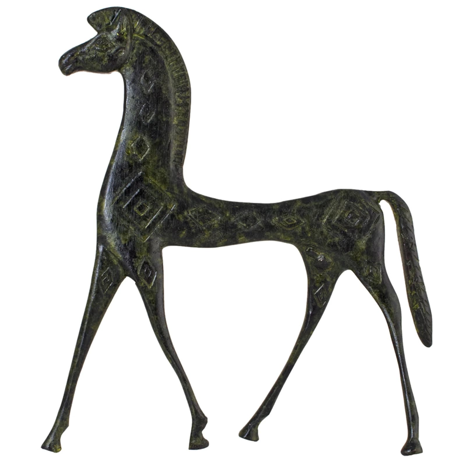 ArtGreka Geometric Trojan Horse Bronze Sculpture — product image 1 of 2