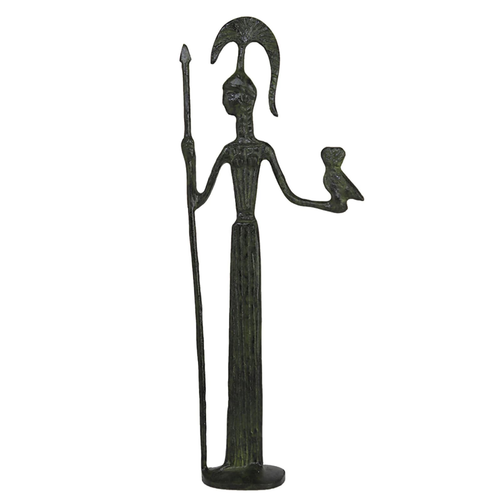ArtGreka Athena Holding an Owl Bronze Sculpture — product image 1 of 1