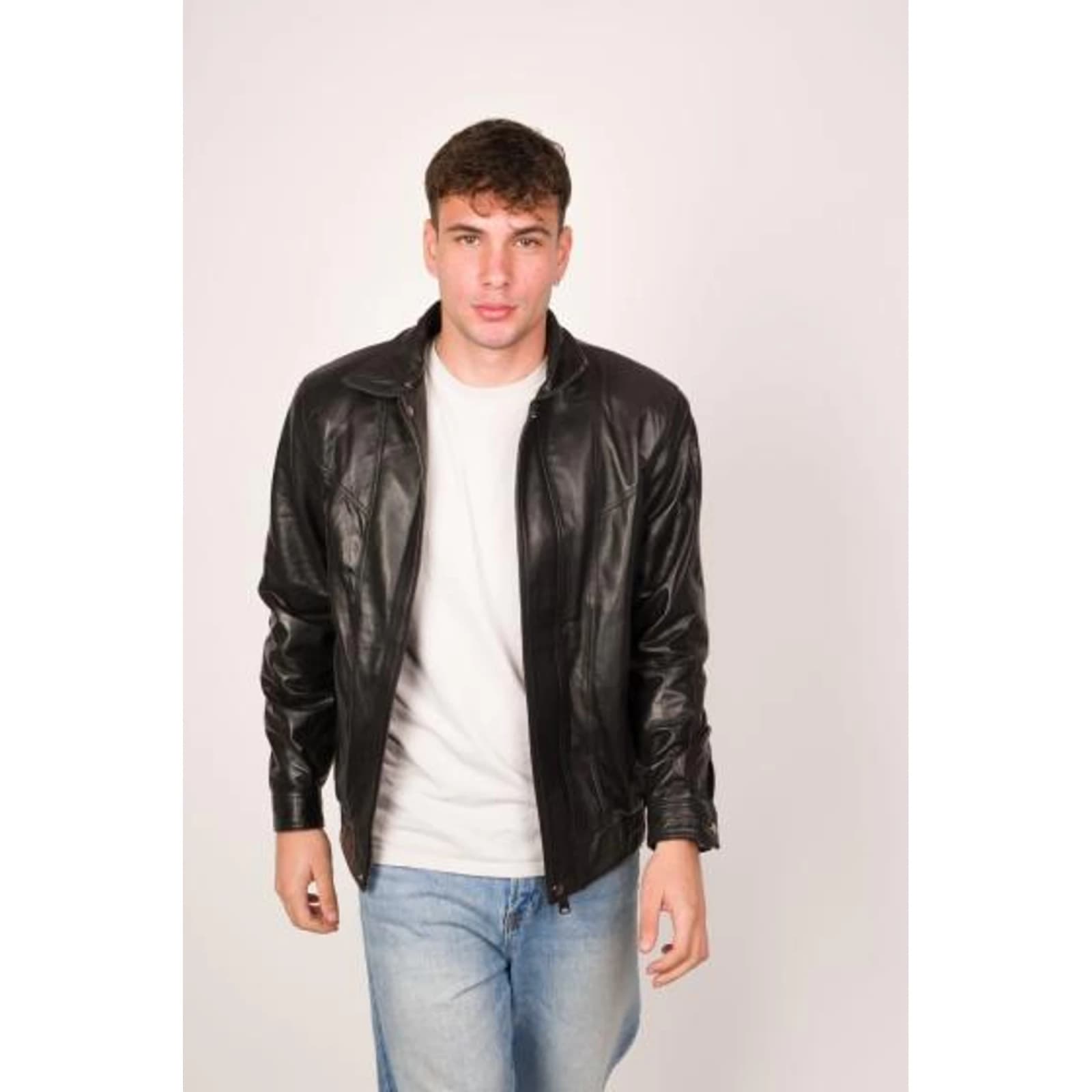 Men's Leather Jacket TLM0118