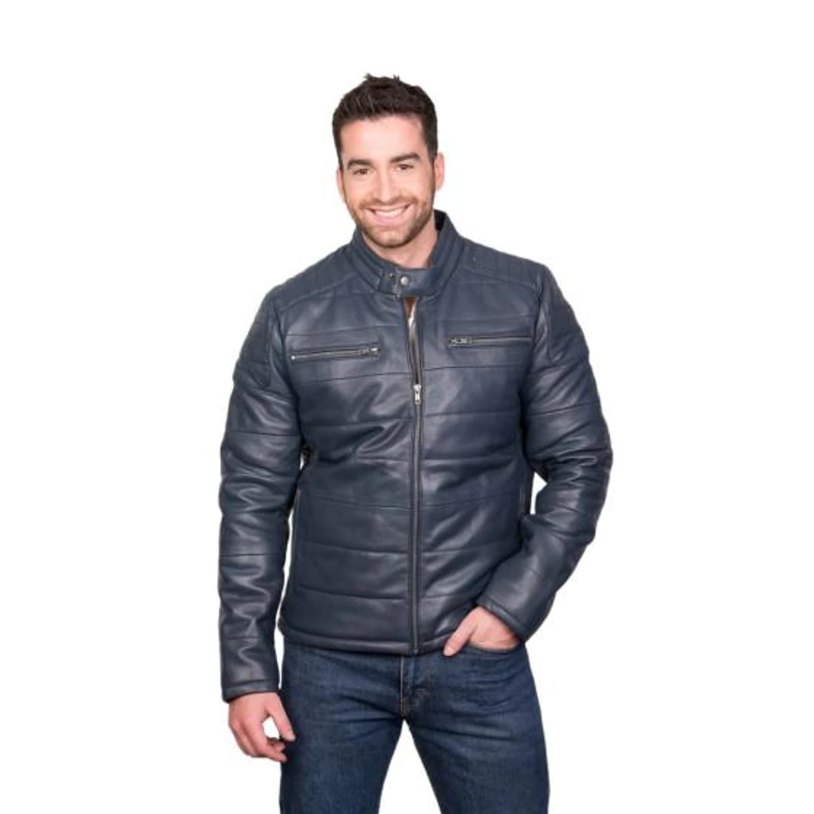 Men's Leather Jacket TLM0125