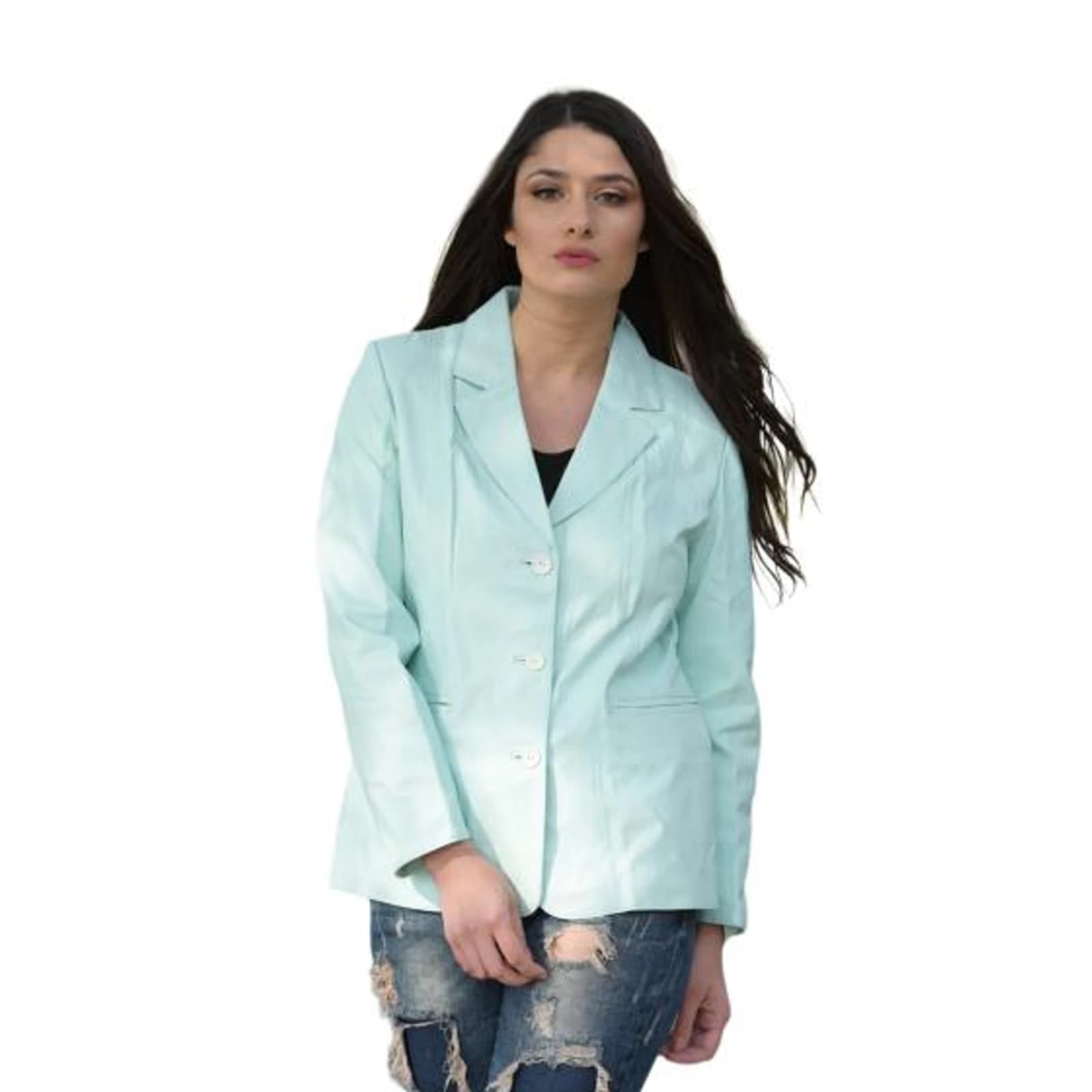Women's Leather Blazer TLW0027