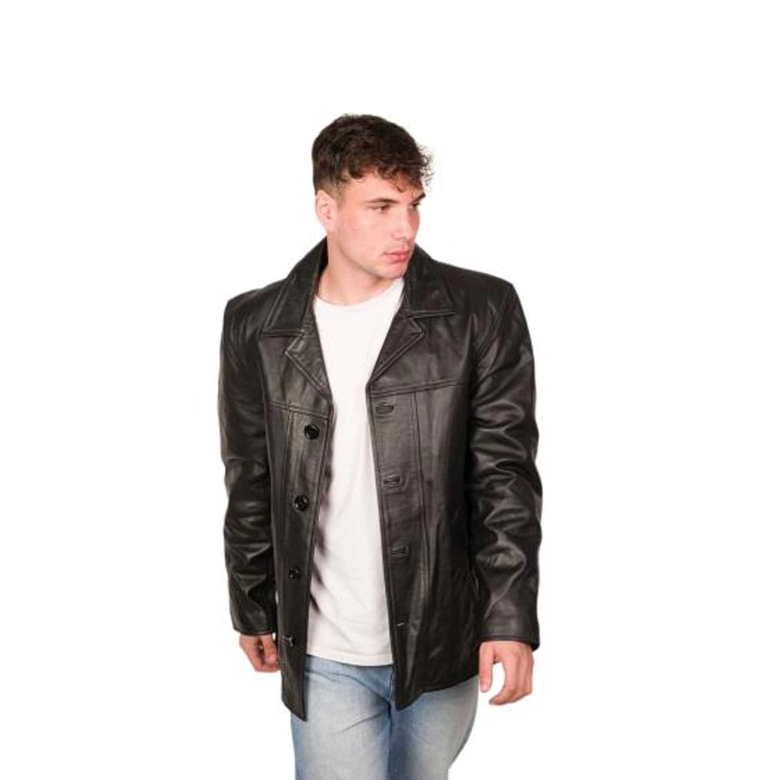 Men's Leather Jacket TLM0120