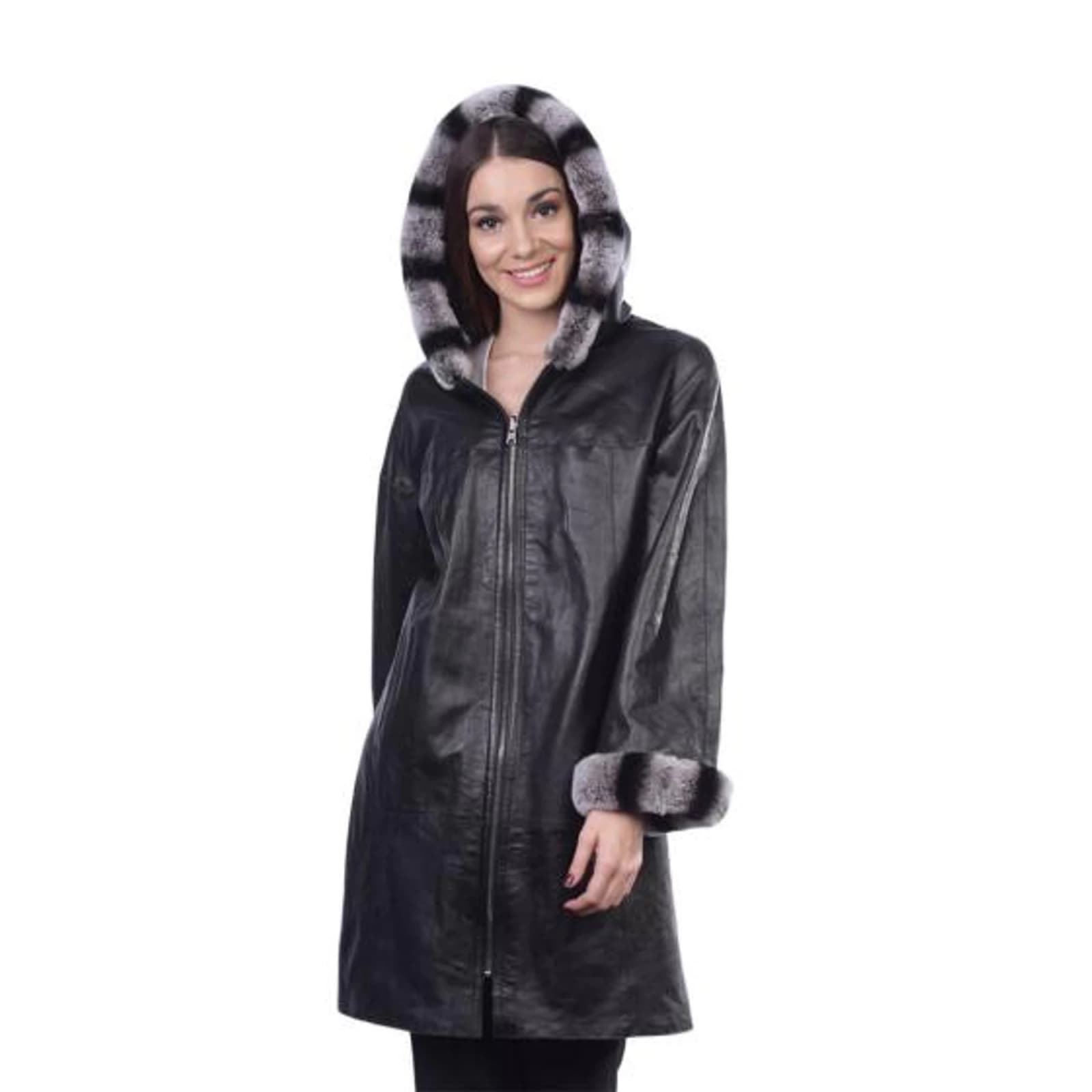Women's Leather Coat TLW0045