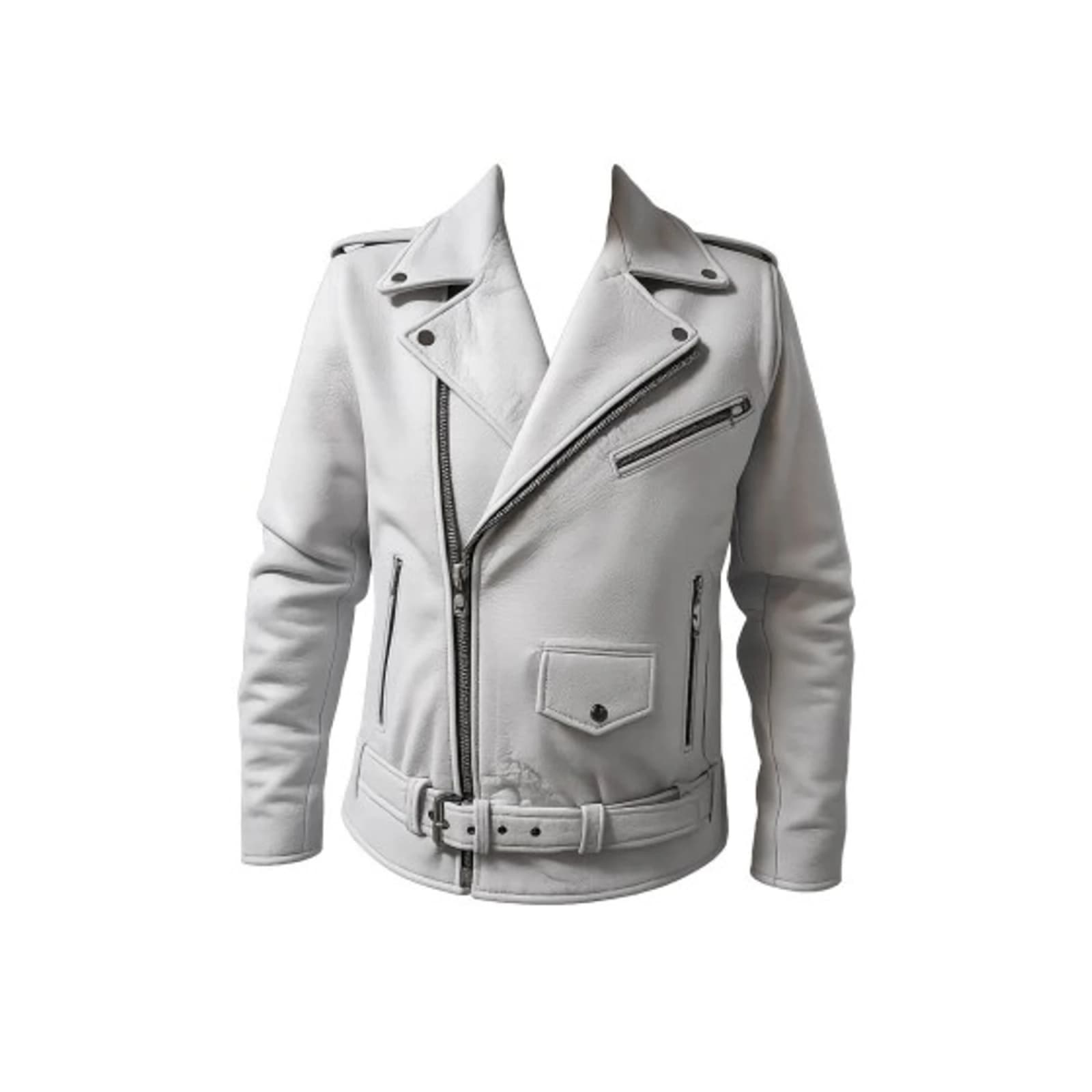 Men's Leather Biker Jacket TLM0028