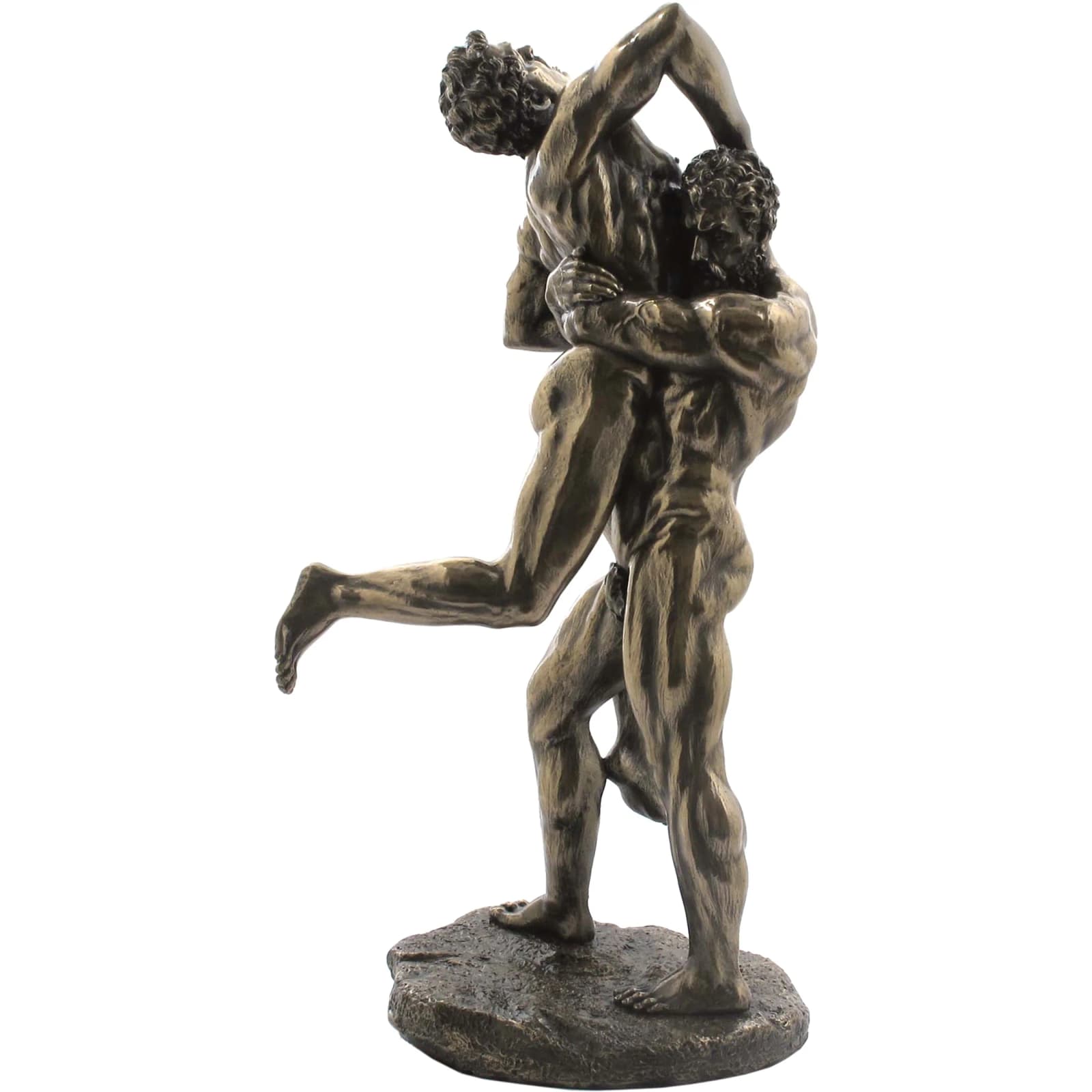 Hercules Wrestling Antaeus β 27.5cm Veronese Cold-Cast Bronze Mythological Statue β Statues & figurines from ArtStatues