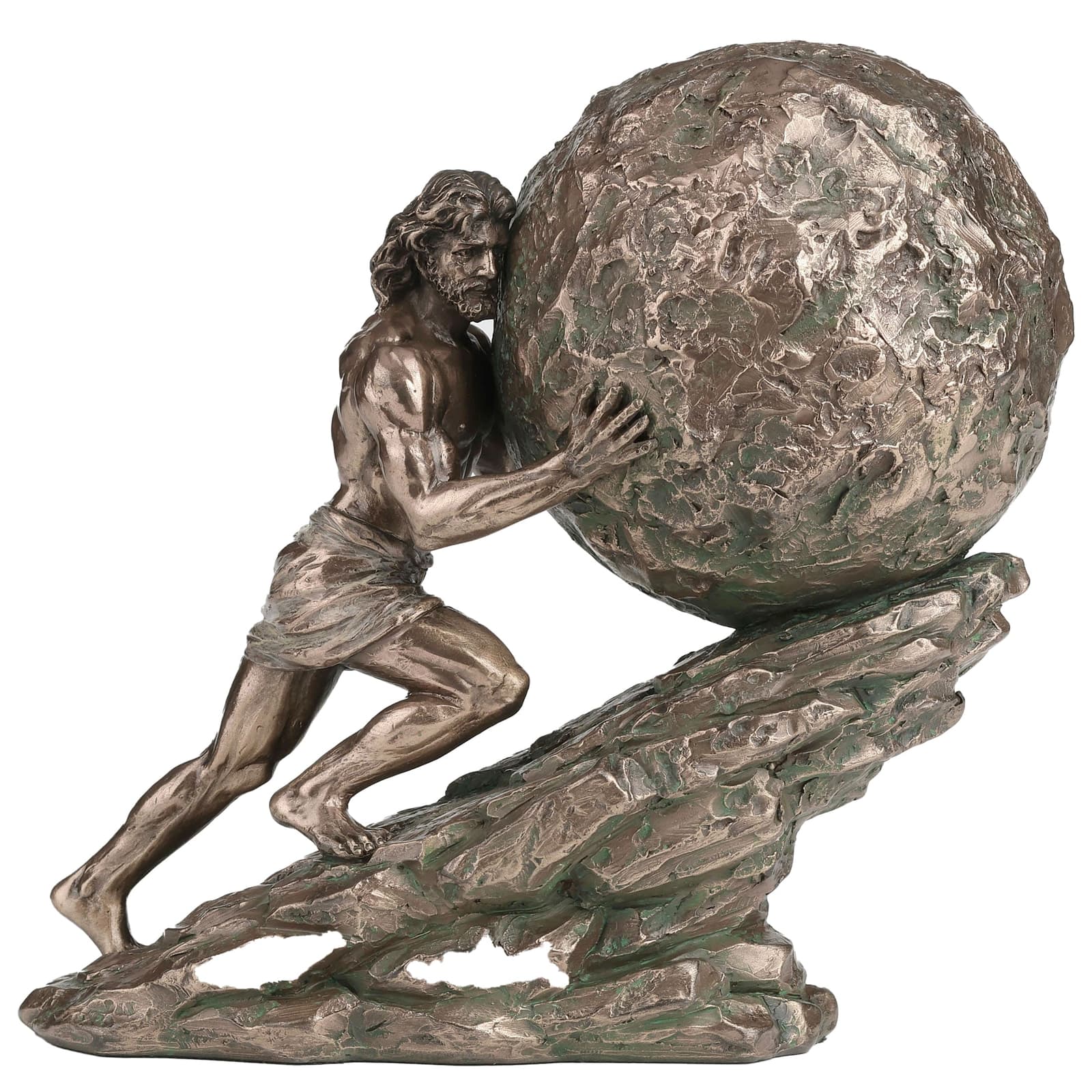 Sisyphus Statue - 18 x 16 cm Cold-Cast Bronze Figurine by Veronese β Statues & figurines from ArtStatues