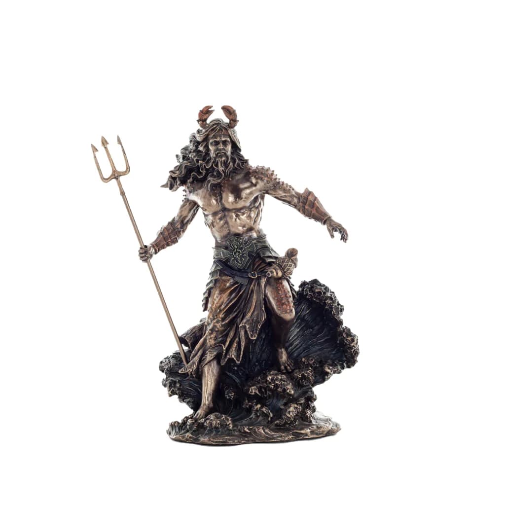 Poseidon Greek Olympian God 30cm Veronese Statue — Statues & figurines from ArtStatues
