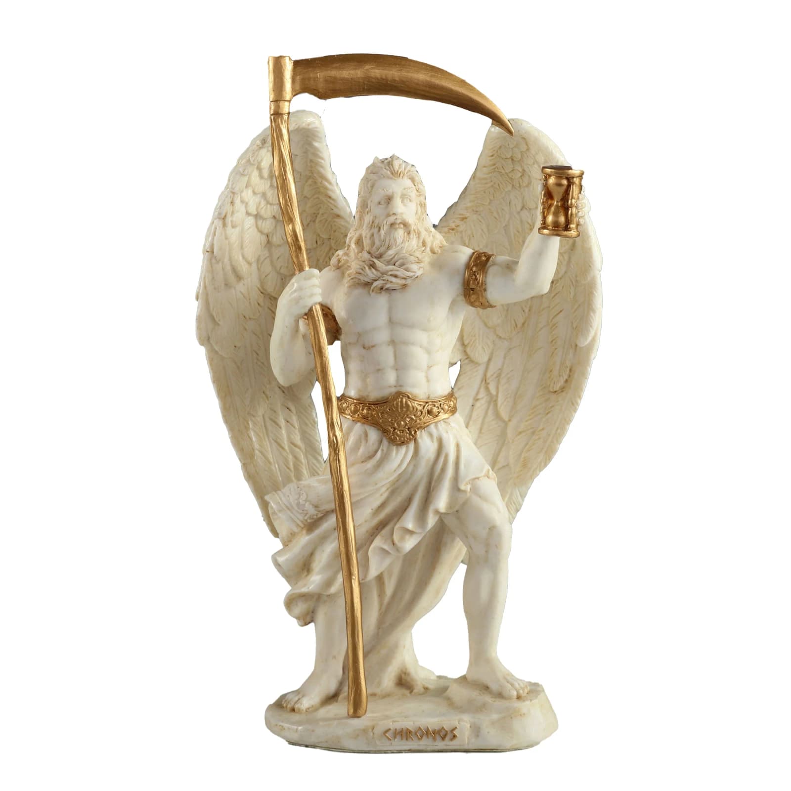 Chronos The Greek God Of Time 18.5cm Veronese White Statue β Statues & figurines from ArtStatues