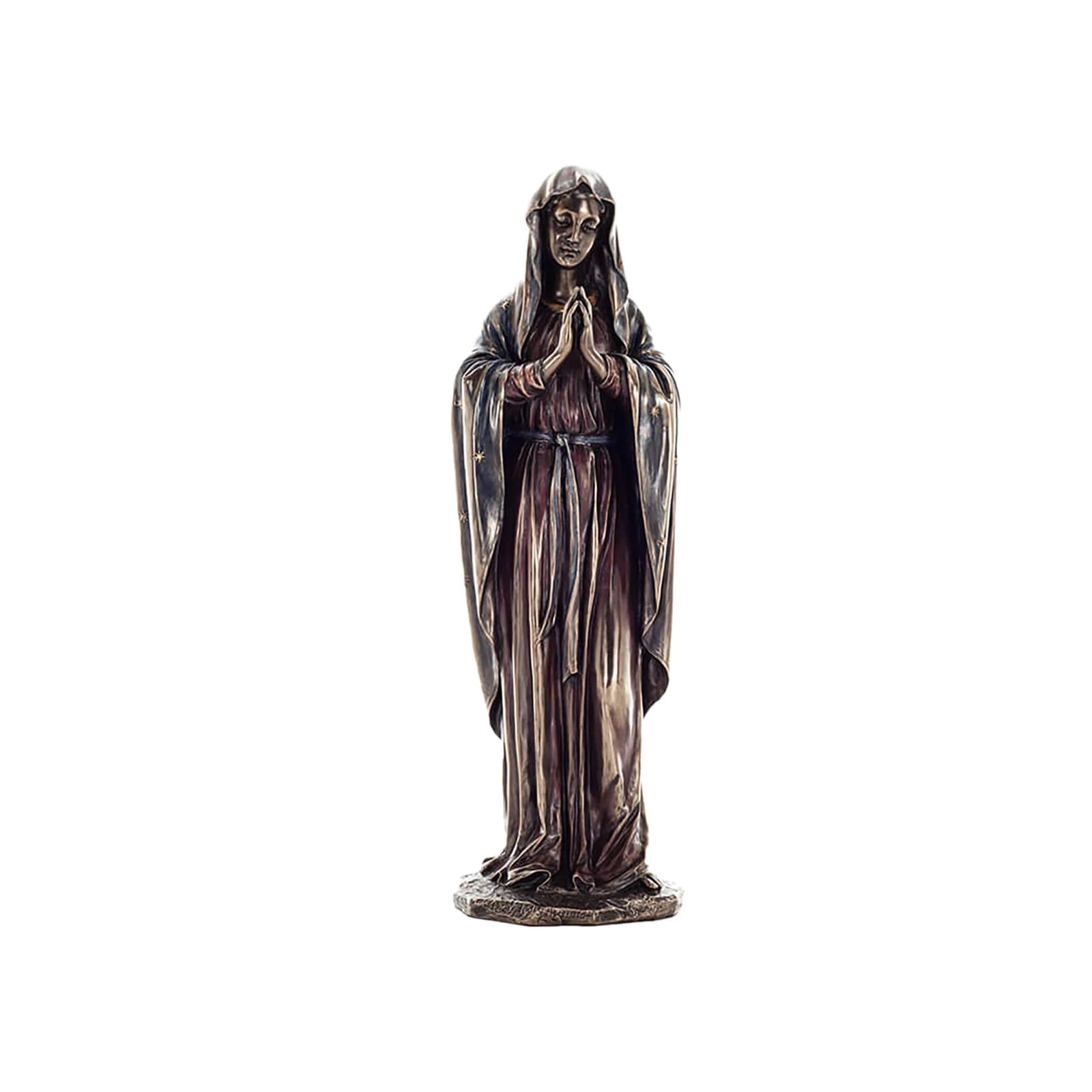 Virgin Mary 30cm Veronese Cold-Cast Bronze Statue β Praying Madonna Figurine β Statues & figurines from ArtStatues