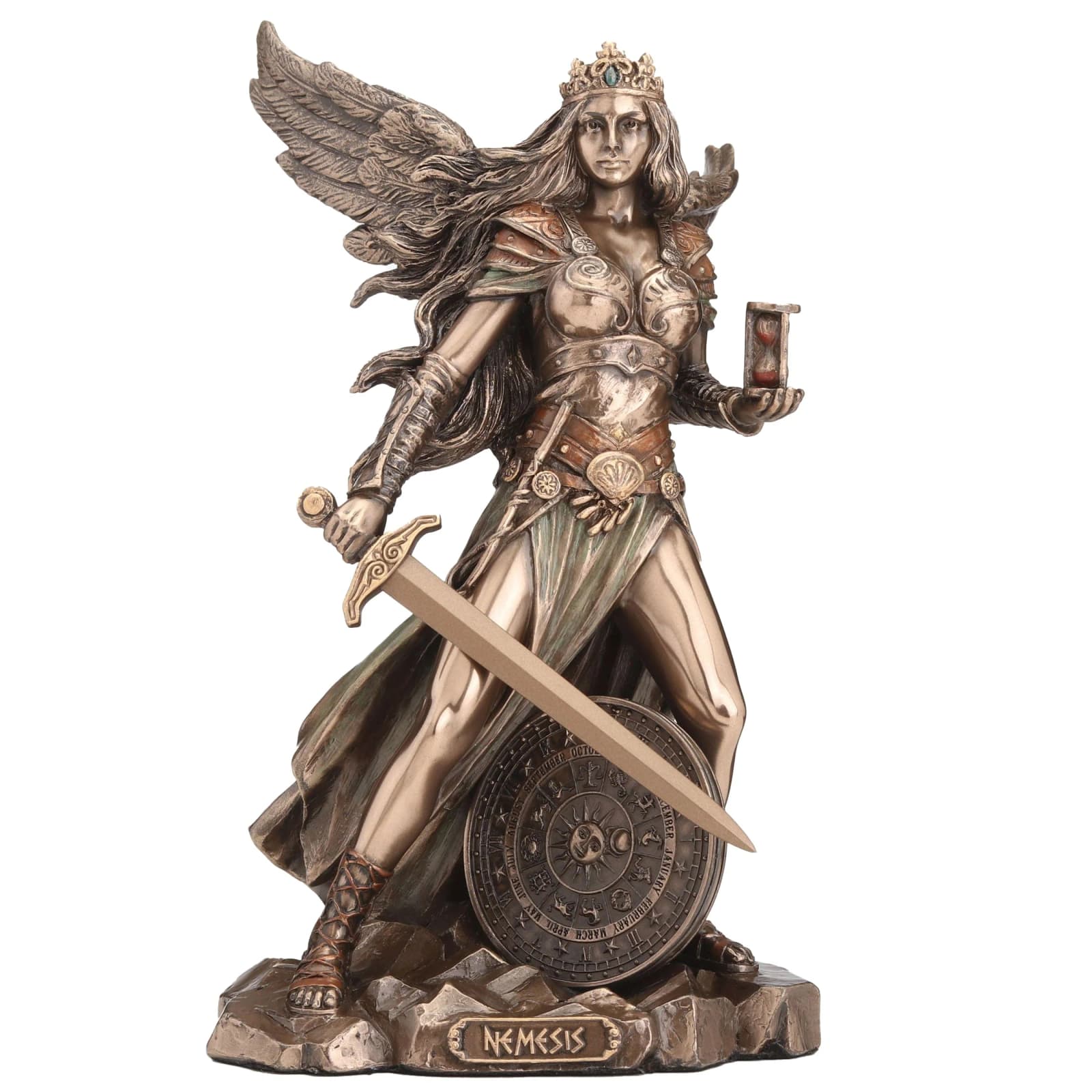 Nemesis Greek Goddess Statue β Veronese Bronze, 21.5 cm β Statues & figurines from ArtStatues