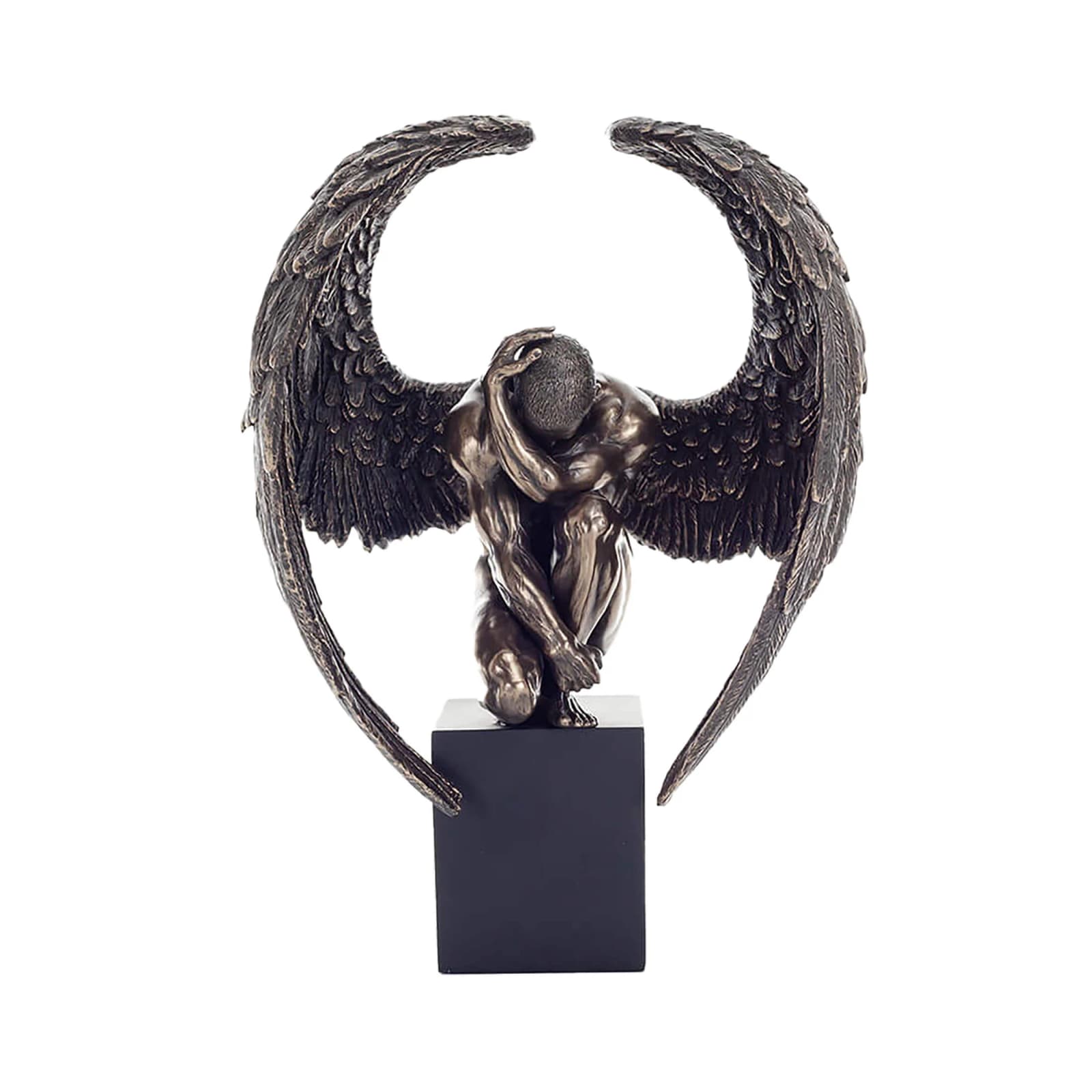 Fallen Angel Bronze Statue β 25.5 cm Symbol of Sorrow & Redemption β Statues & figurines from ArtStatues