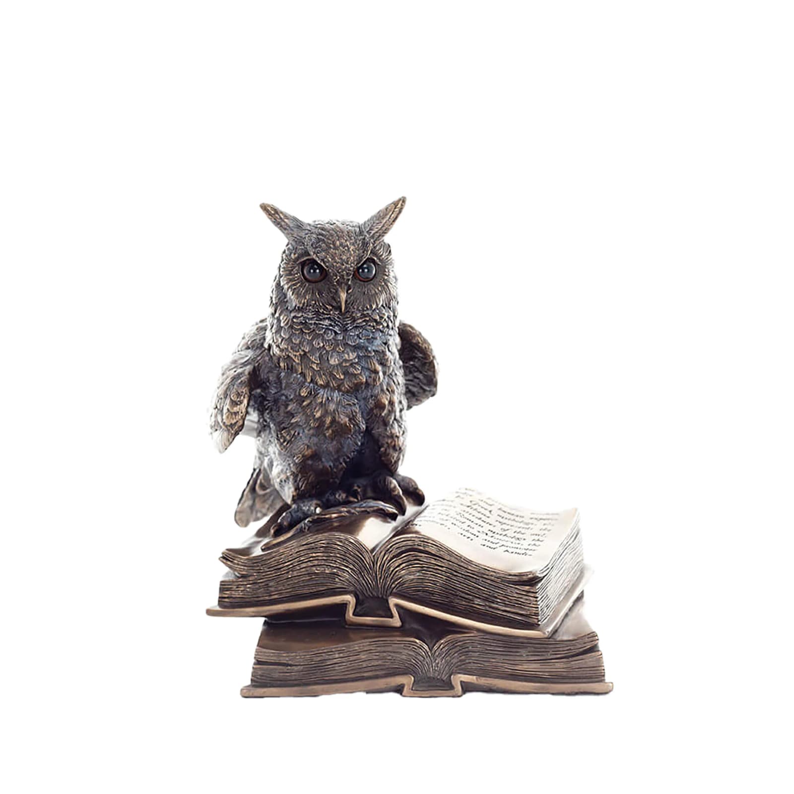 Wise Owl on Books Statue β 17cm Veronese Cold-Cast Bronze Knowledge & Wisdom Figurine β Statues & figurines from ArtStatues