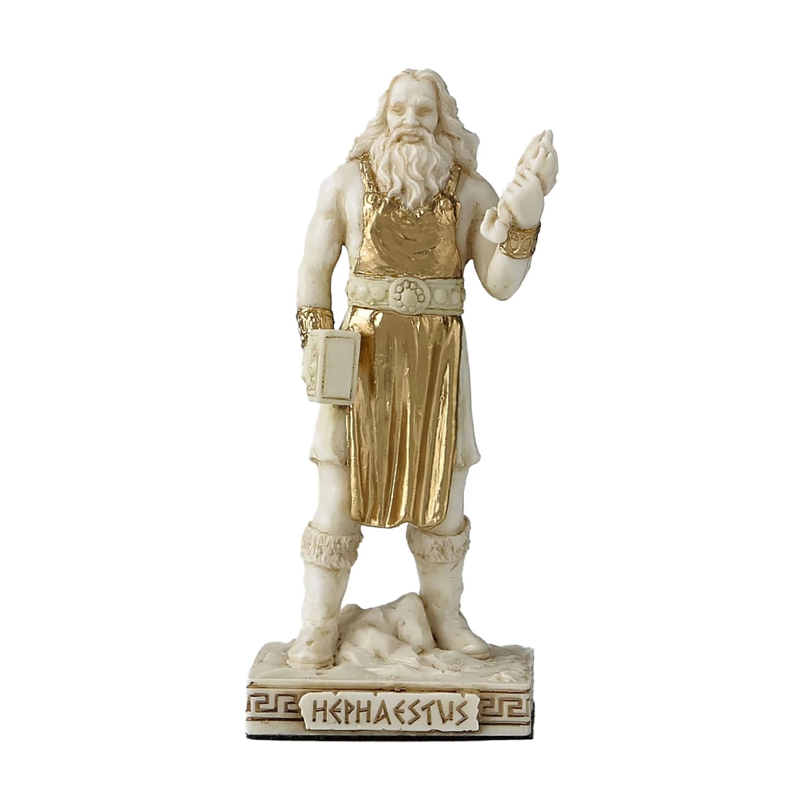 Hephaestus Resin Statue β 30 cm with Hammer & Gold Accents β Statues & figurines from ArtStatues