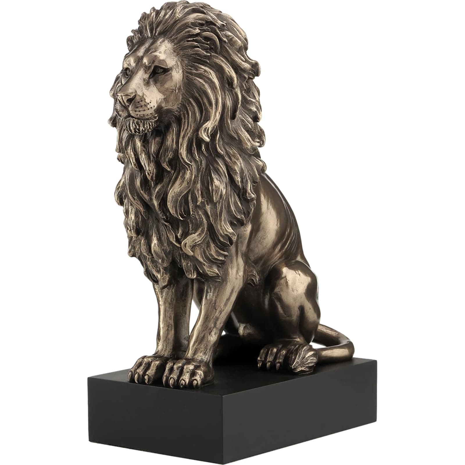 Sitting Lion Bronze Statue β 22.3Γ16 cm Majestic Wildlife Figurine β Statues & figurines from ArtStatues
