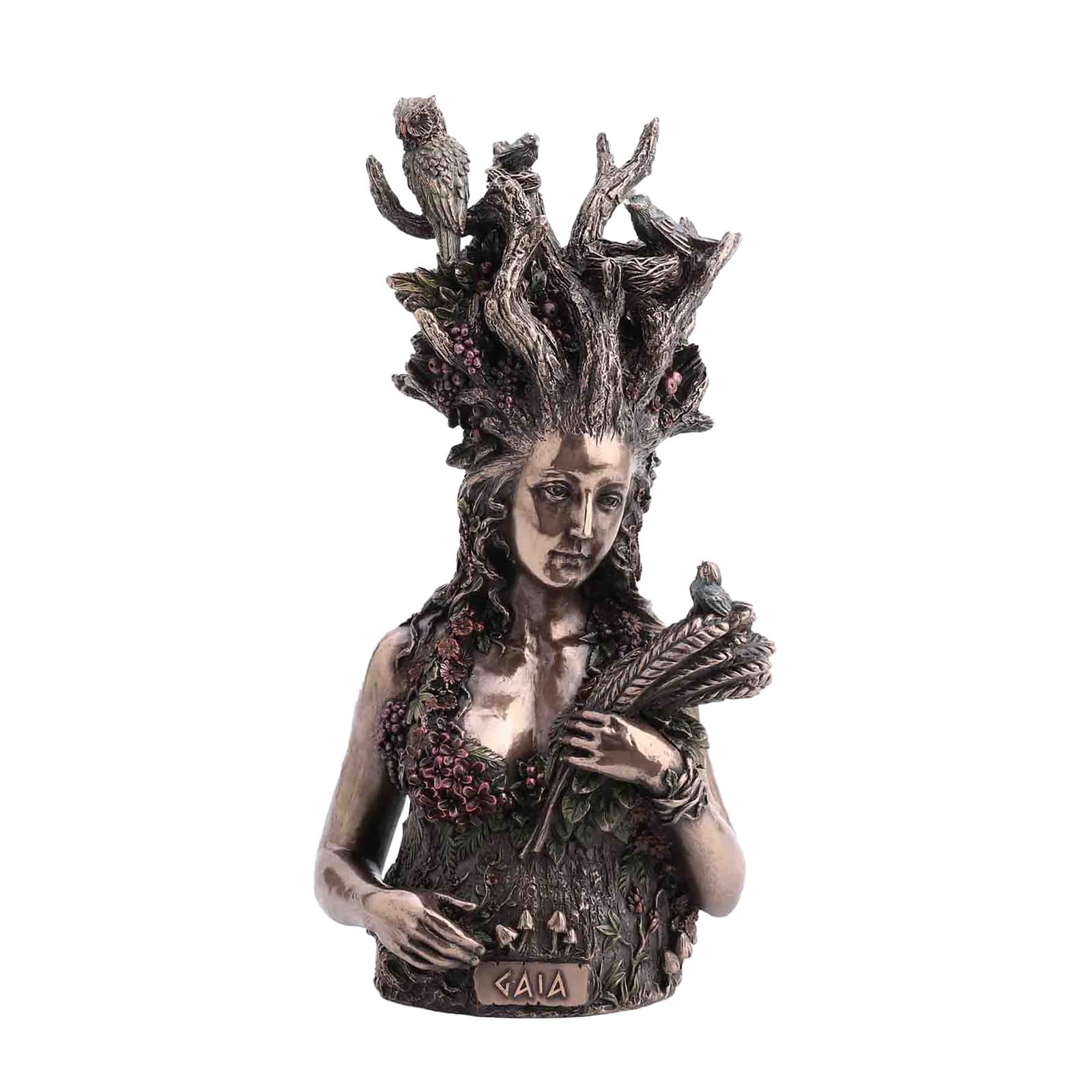Gaia Mother Earth Bronze Statue β 26 cm Nature Goddess Sculpture β Statues & figurines from ArtStatues