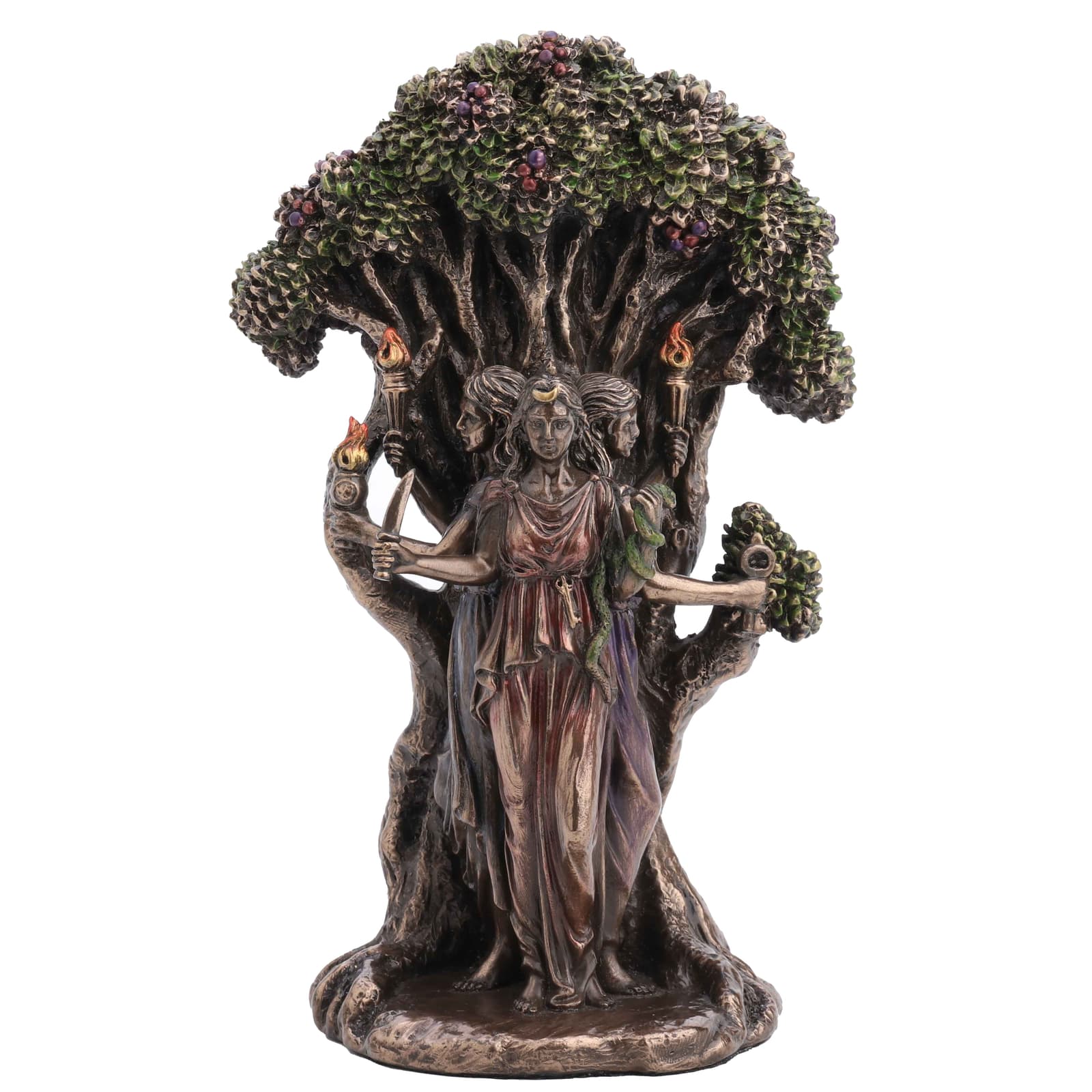 Triple Moon Goddess Hecate 18.5cm Veronese Statue β Statues & figurines from ArtStatues