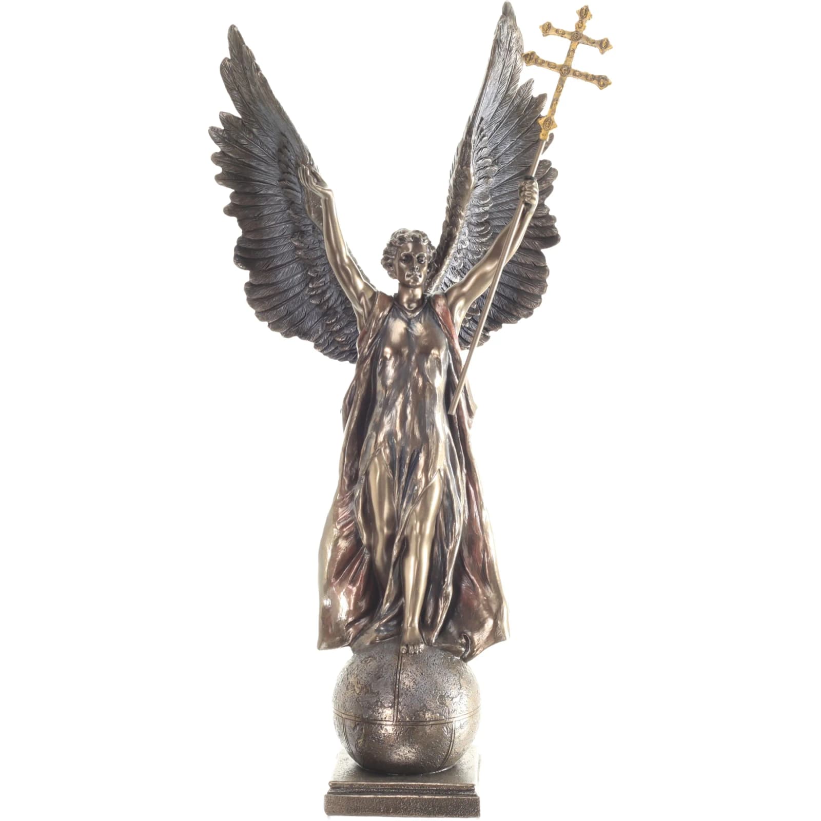 Archangel Saint Gabriel 38cm Veronese Cold-Cast Bronze Statue β Divine Messenger Figurine β Statues & figurines from ArtStatues