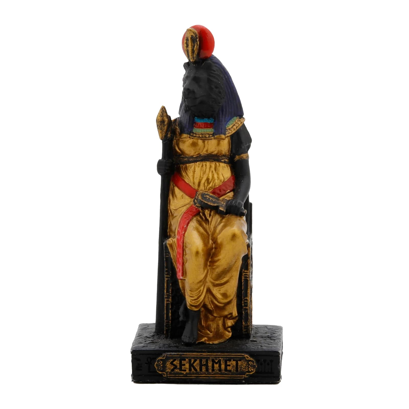 Sekhmet Egyptian Goddess Black Resin Statue β 8.5 cm β Statues & figurines from ArtStatues