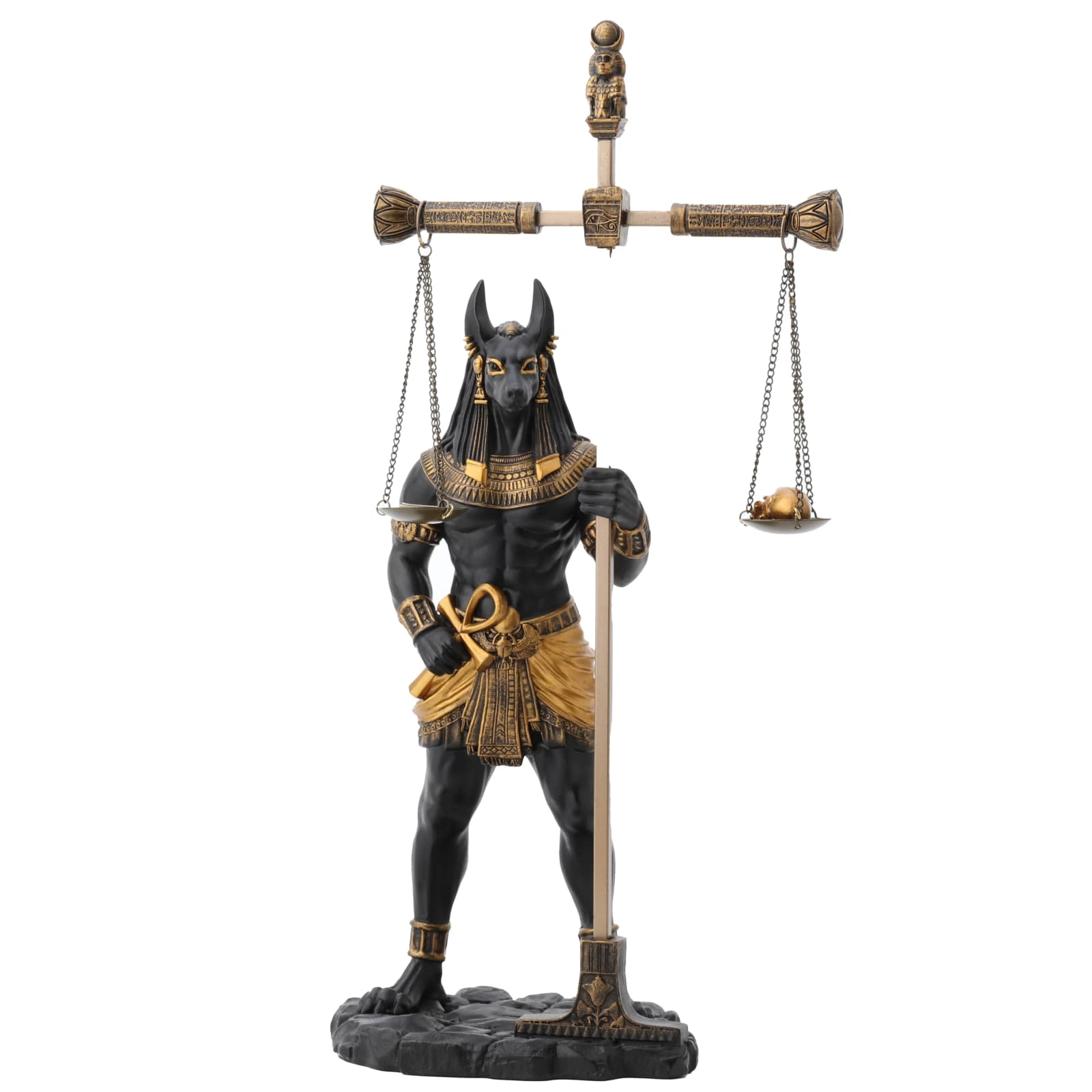 Anubis Holding Scale 33cm Veronese Black Statue β Statues & figurines from ArtStatues