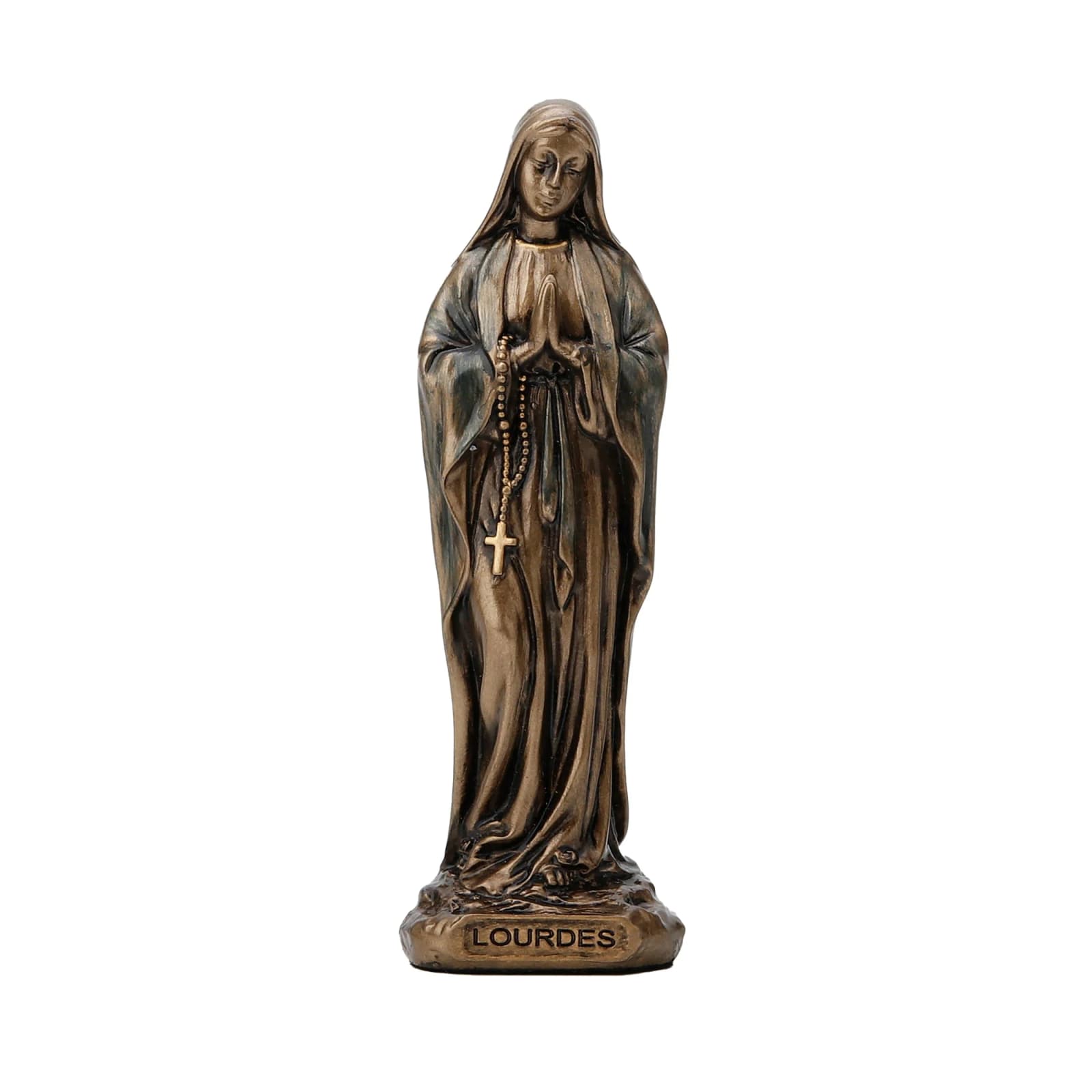 Our Lady of Lourdes Statue – Cold-Cast Bronze, 8.5 cm Figurine — Statues & figurines from ArtStatues