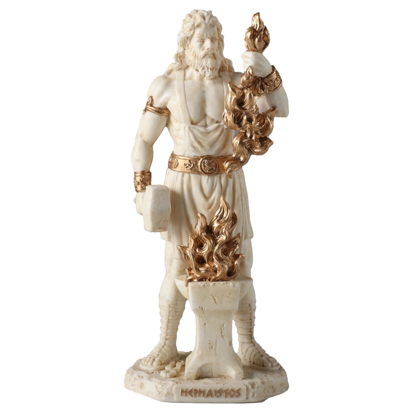 Hephaestus Greek God Of Smithing 16cm Veronese White Statue β Statues & figurines from ArtStatues
