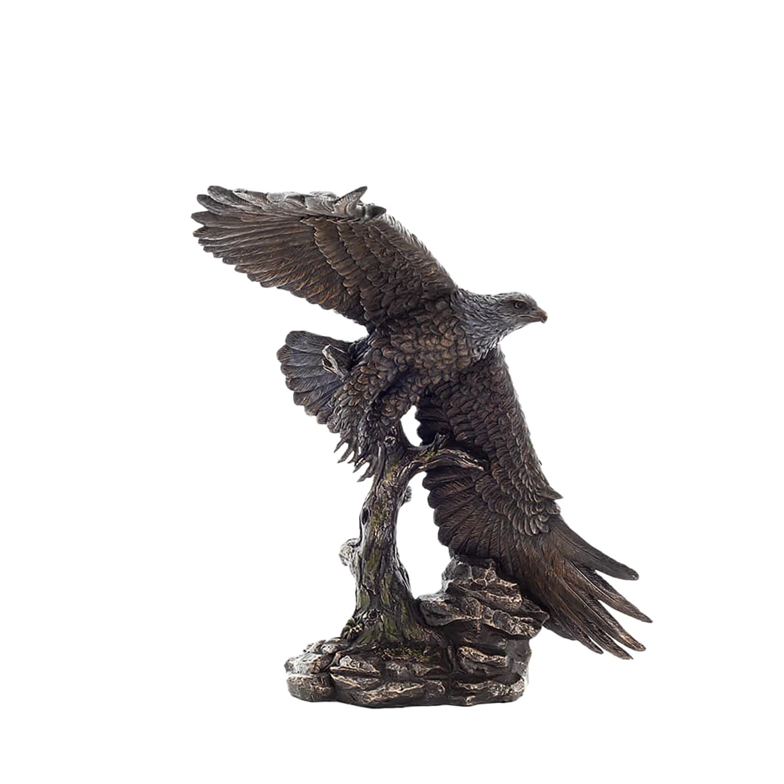 Red Kite Eagle Statue β 38x54cm Veronese Cold-Cast Bronze Majestic Bird of Prey Figurine β Statues & figurines from ArtStatues