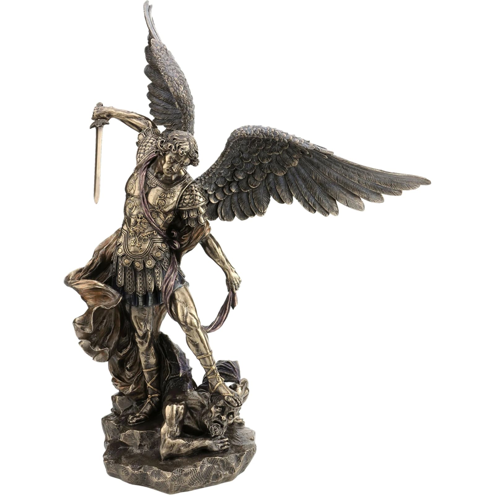 Archangel Saint Michael 73cm Veronese Cold-Cast Bronze Statue β Defender of Heaven Figurine β Statues & figurines from ArtStatues