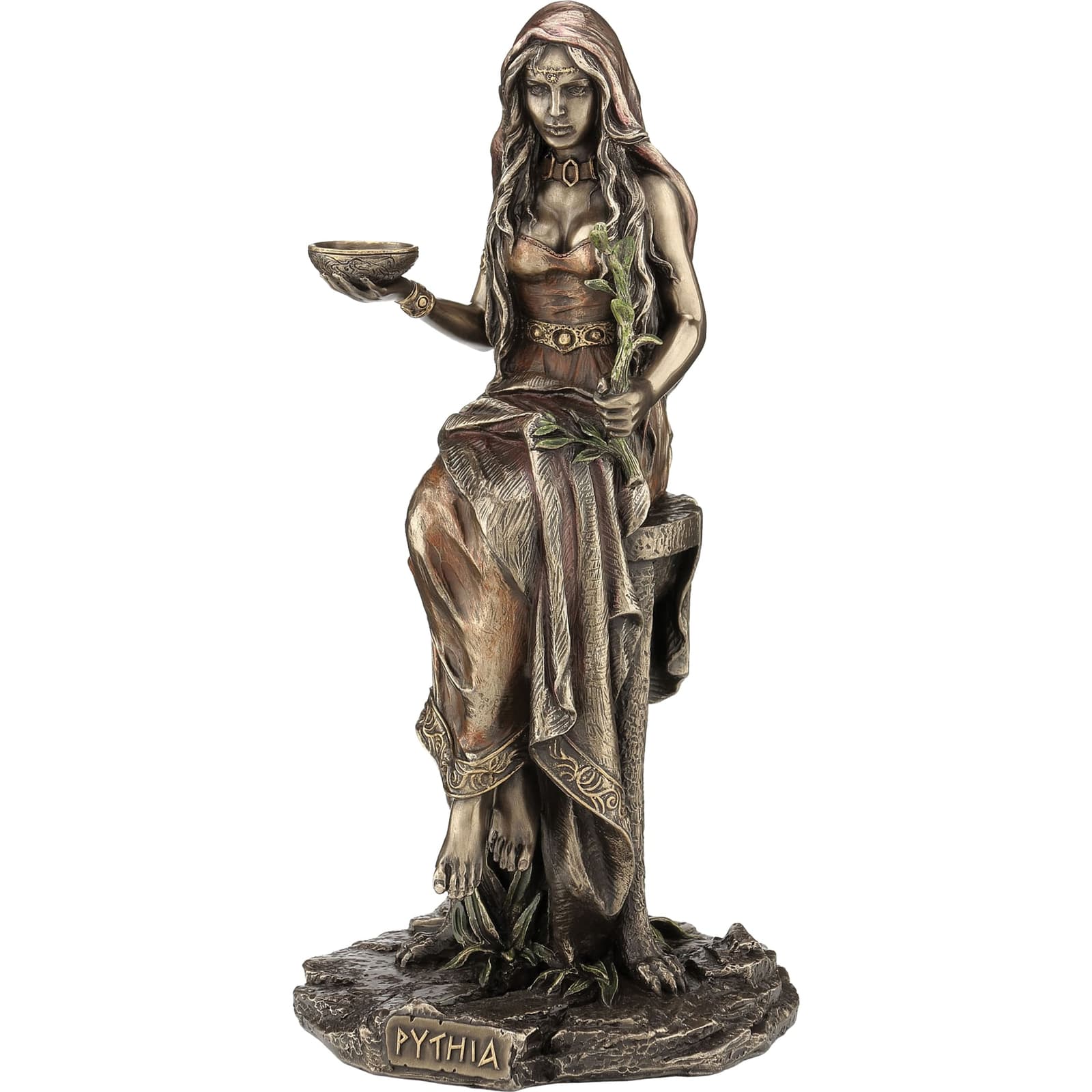 Pythia Greek Oracle Bronze Statue β 26 cm Delphi Seer β Statues & figurines from ArtStatues