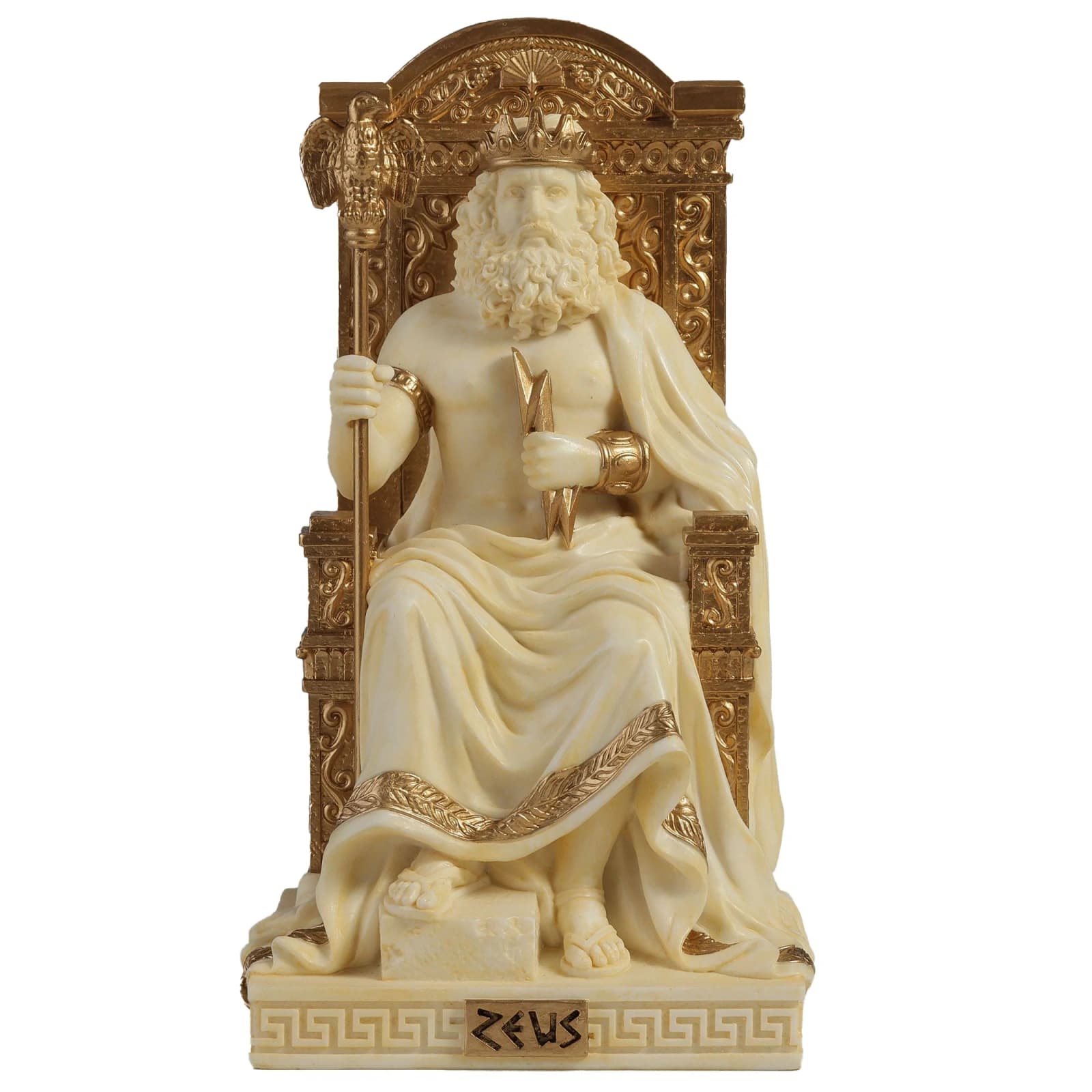 Zeus Greek God of Sky & Thunder Statue β 15.5 cm β Statues & figurines from ArtStatues