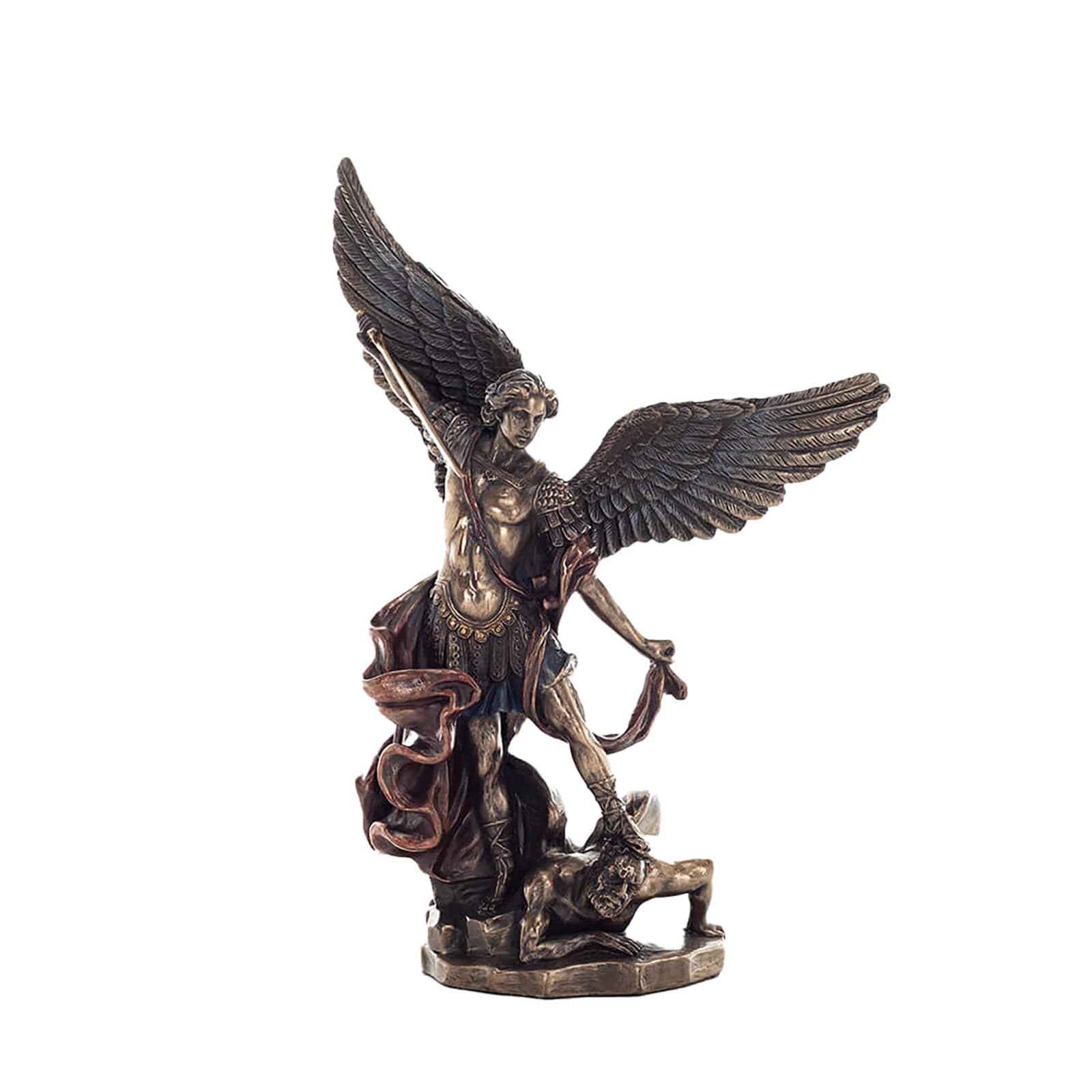 Archangel Saint Michael Bronze Statue 20cm Defender of Heaven Figurine β Statues & figurines from ArtStatues