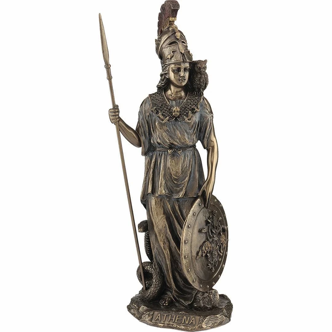Athena Goddess of Wisdom and War 29.5cm Veronese Statue β Statues & figurines from ArtStatues