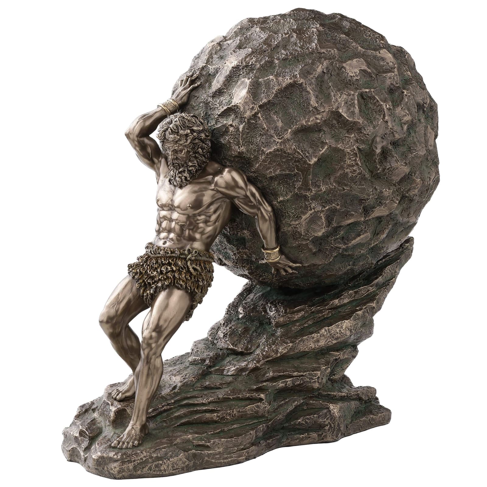 Sisyphus Statue - 38.5 cm Cold-Cast Bronze Figurine by Veronese β Statues & figurines from ArtStatues