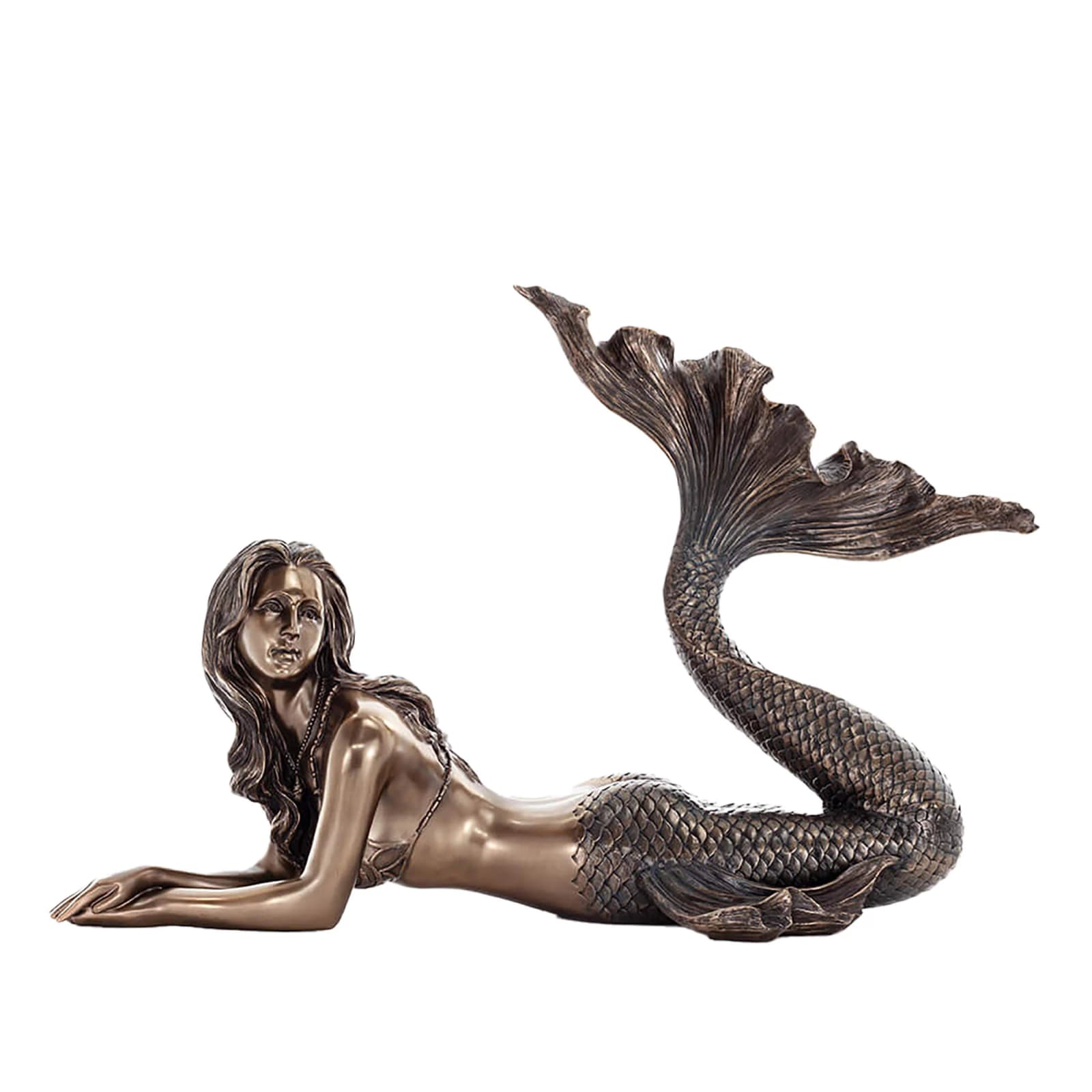 Mermaid Bronze Statue β 67Γ25Γ44 cm Enchanting Siren of the Sea β Statues & figurines from ArtStatues