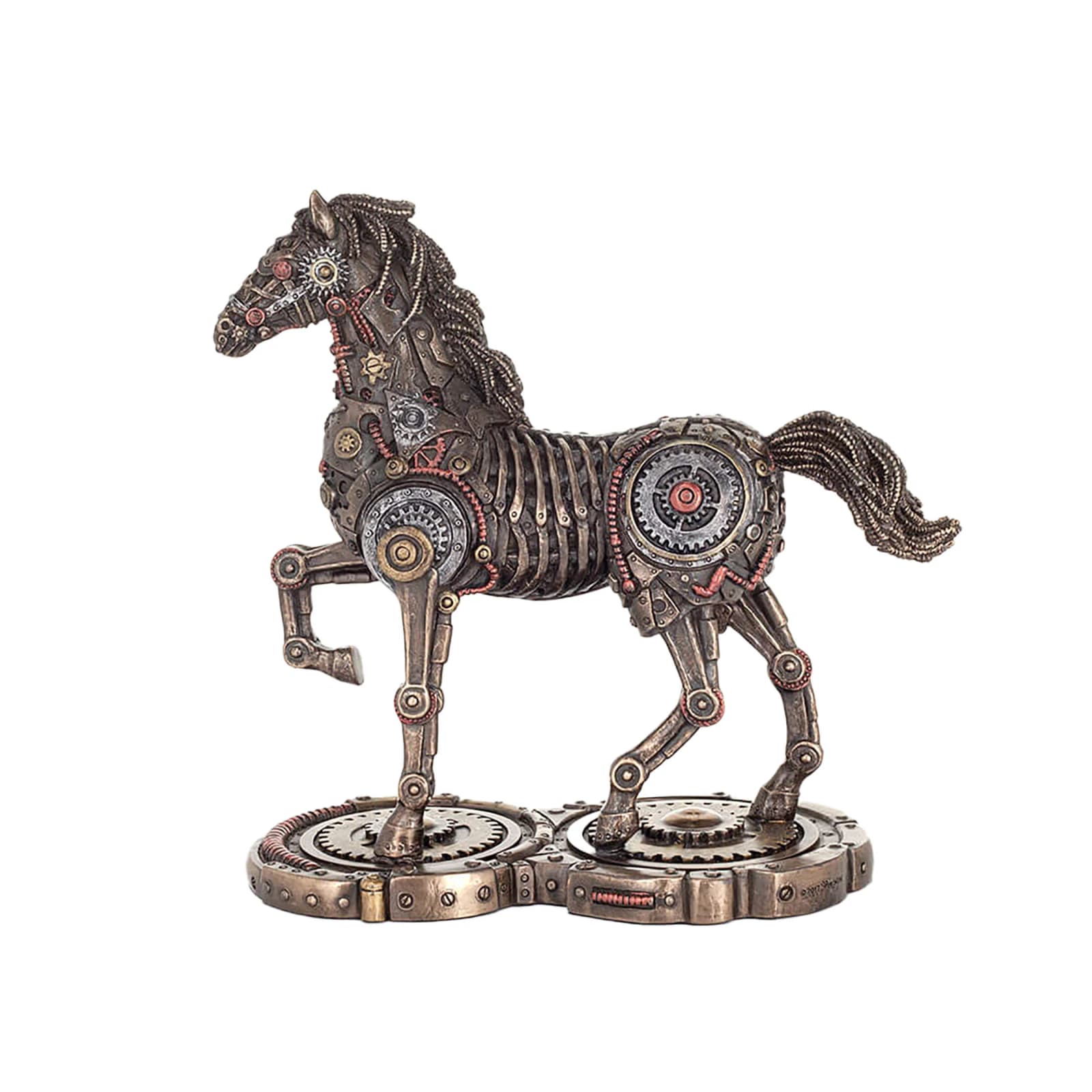 Steampunk Horse Statue β 25 cm Cold-Cast Bronze Mechanical Sculpture β Statues & figurines from ArtStatues
