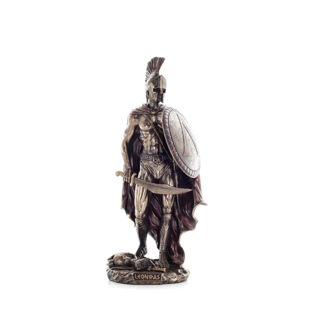 Leonidas Greek Spartan King Statue 27cm Veronese Statue β Statues & figurines from ArtStatues
