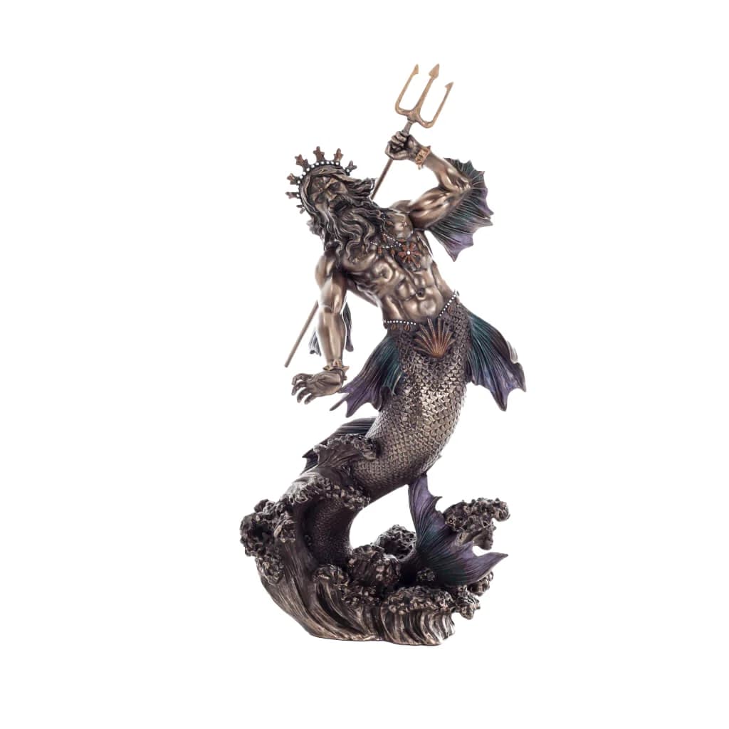 Poseidon Greek Olympian God 28,5cm Veronese Statue — Statues & figurines from ArtStatues