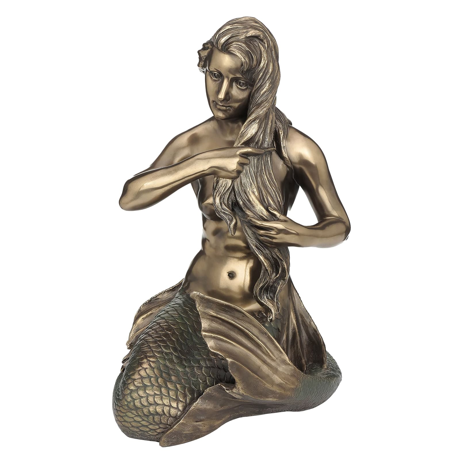 Mermaid Bronze Statue β 40Γ20Γ22 cm Mystical Siren of the Sea β Statues & figurines from ArtStatues