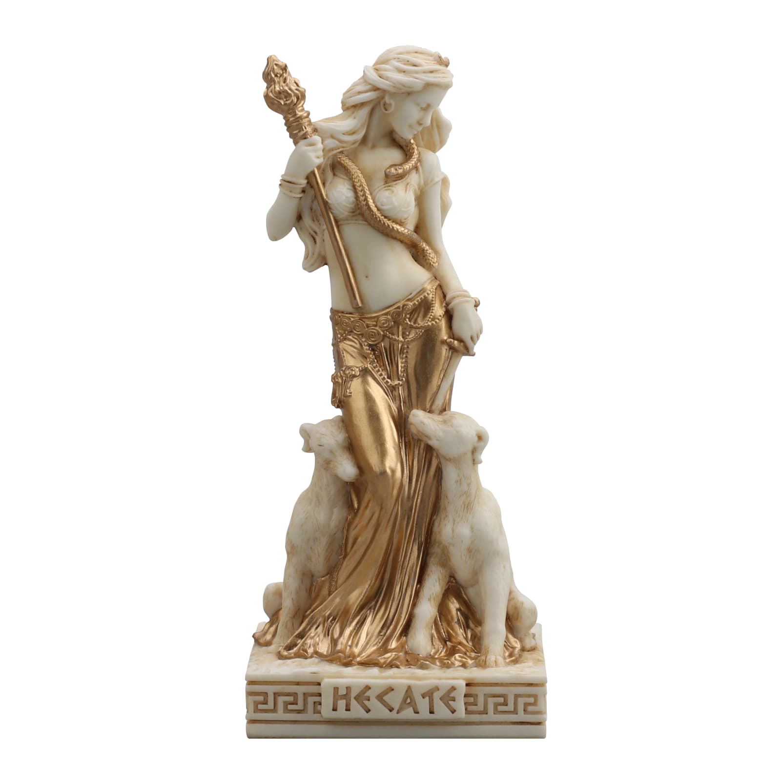 Hecate Greek Goddess Of Magic 9cm Veronese White Statue β Statues & figurines from ArtStatues
