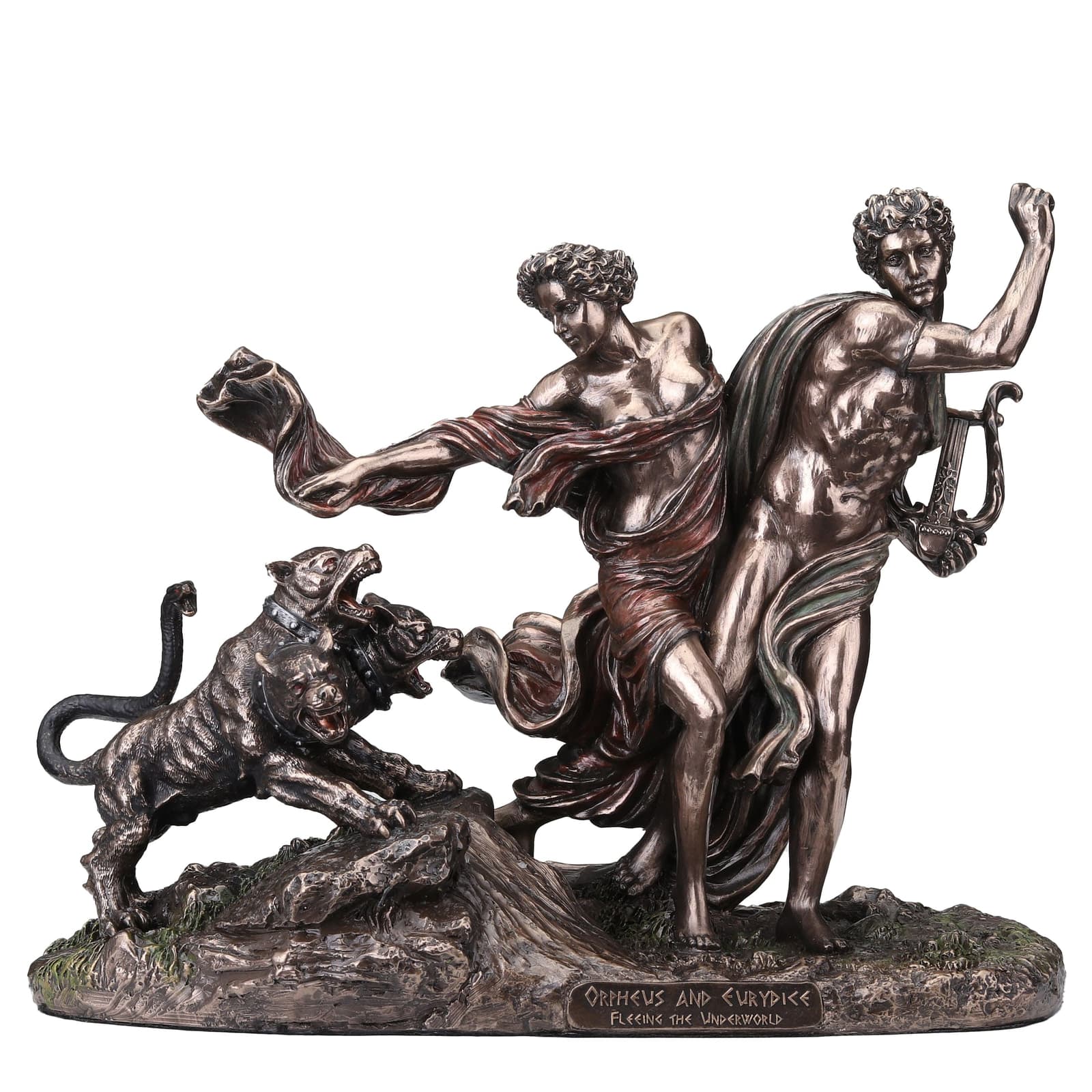 Orpheus and Eurydice Statue – Veronese Bronze, 23.5×18 cm — Statues & figurines from ArtStatues